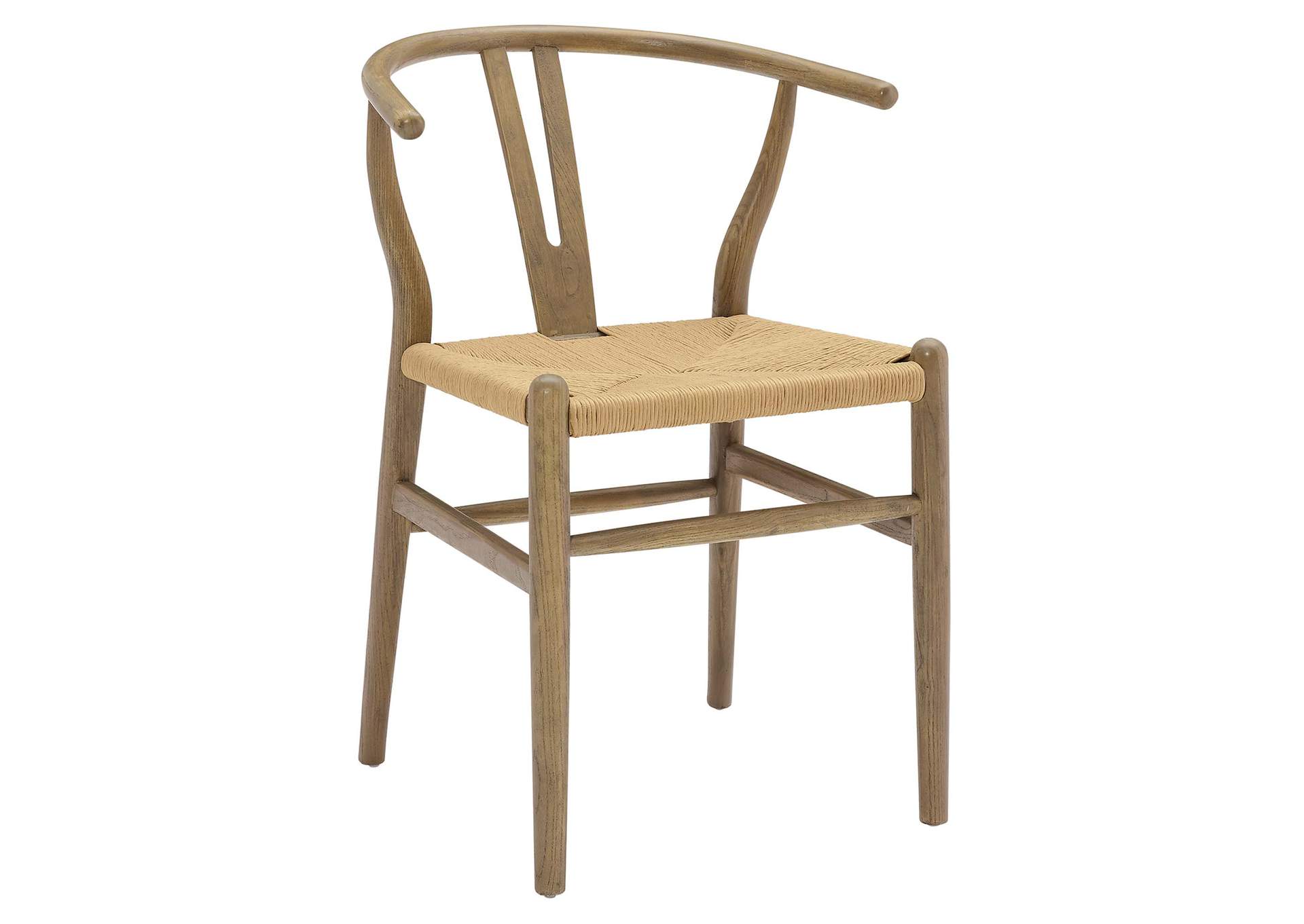 Weathered Gray Amish Dining Wood Side Chair,Modway