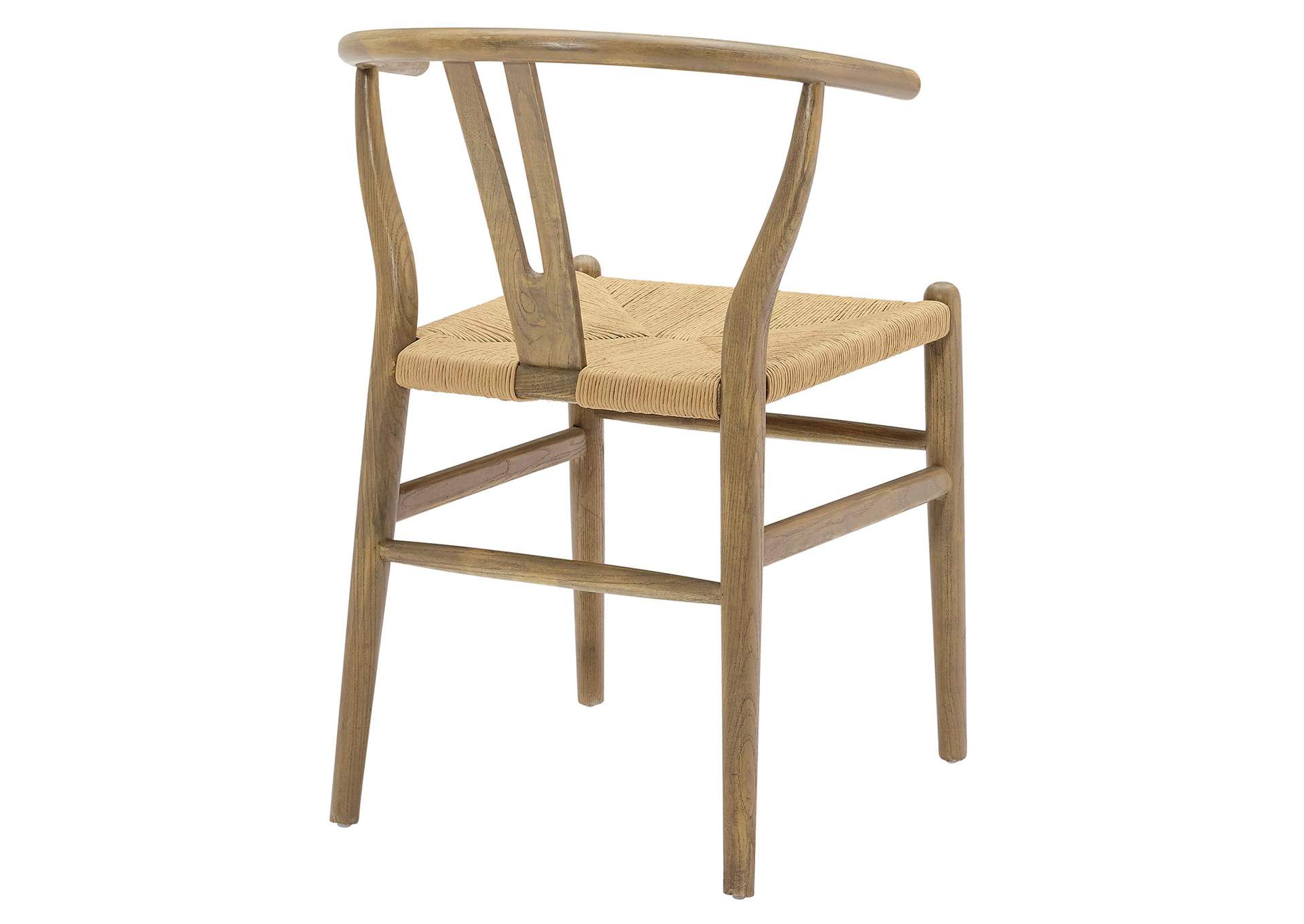 Weathered Gray Amish Dining Wood Side Chair,Modway