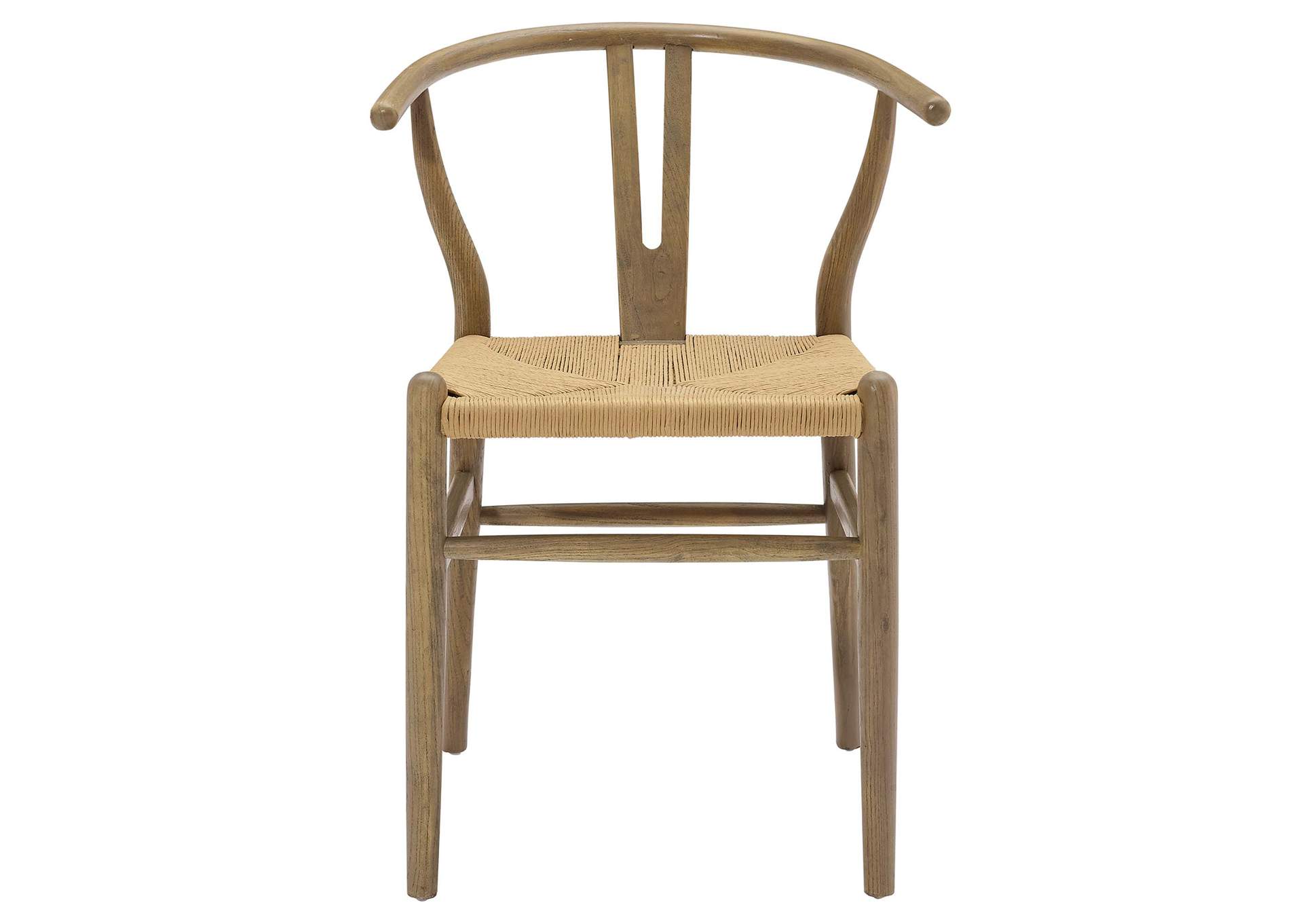 Weathered Gray Amish Dining Wood Side Chair,Modway