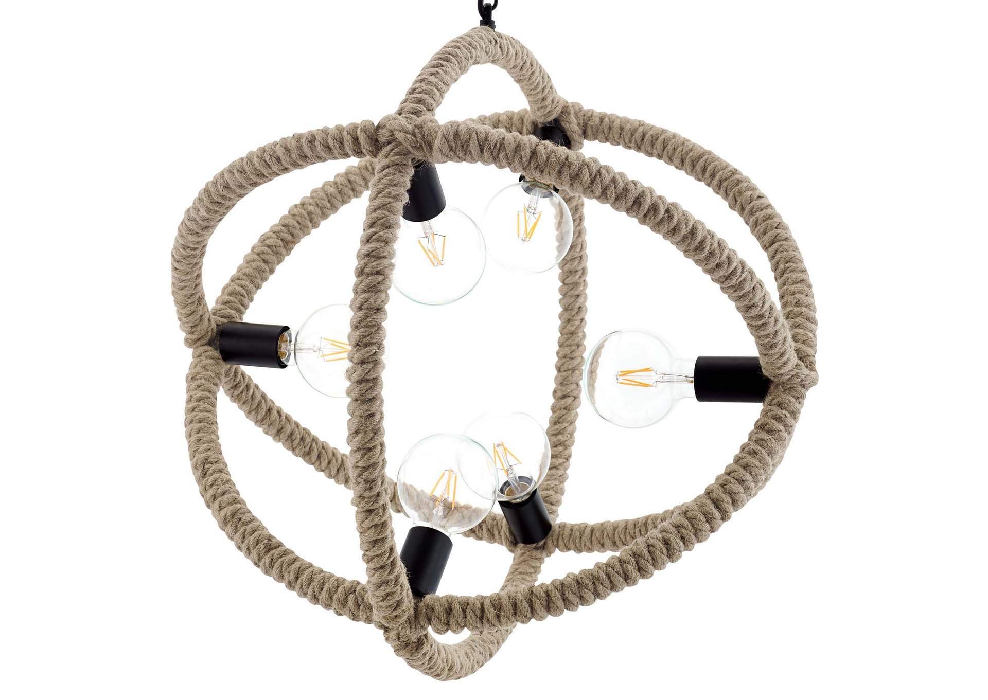 Transpose Rope Pendant Chandelier,Modway