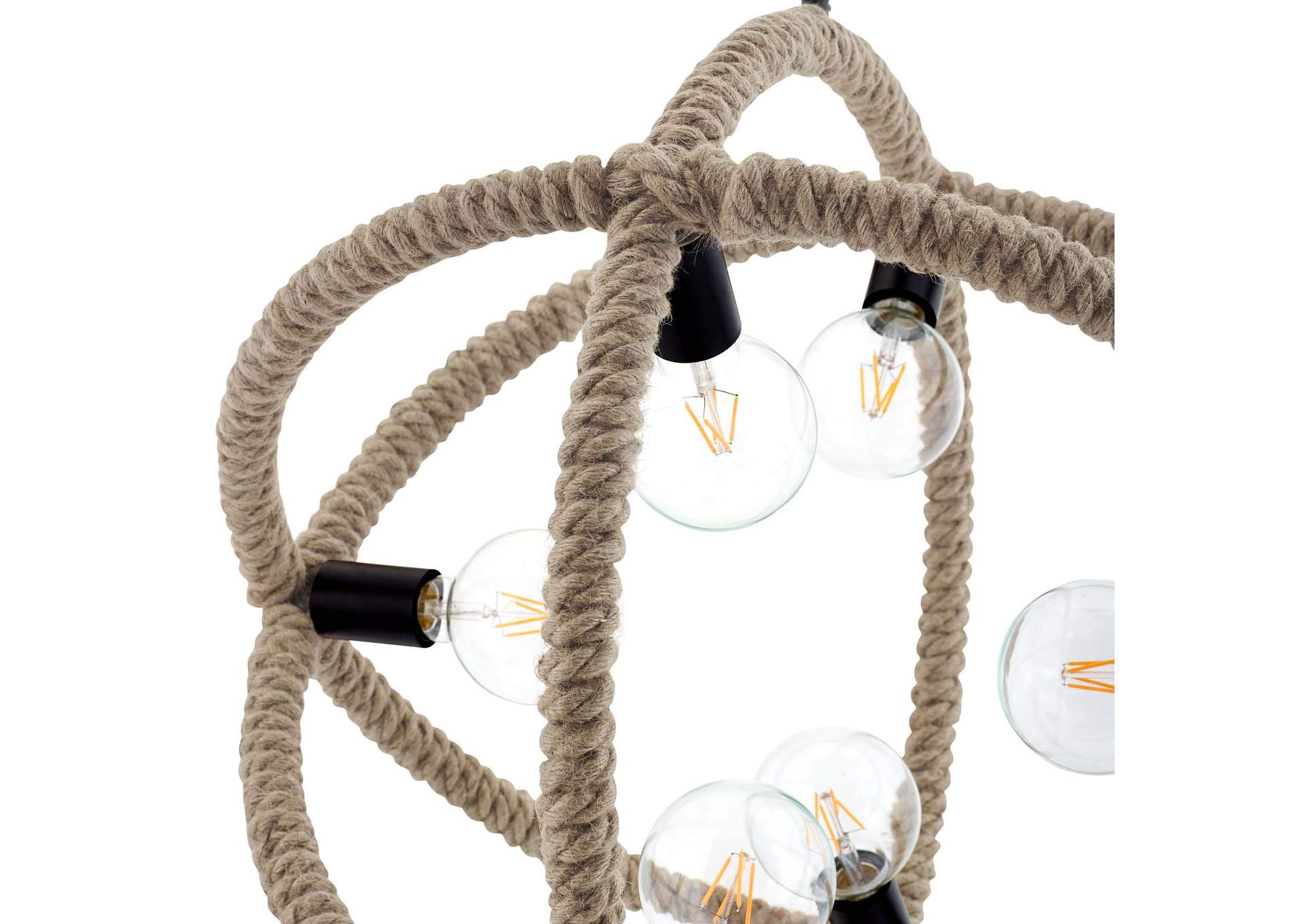 Transpose Rope Pendant Chandelier,Modway