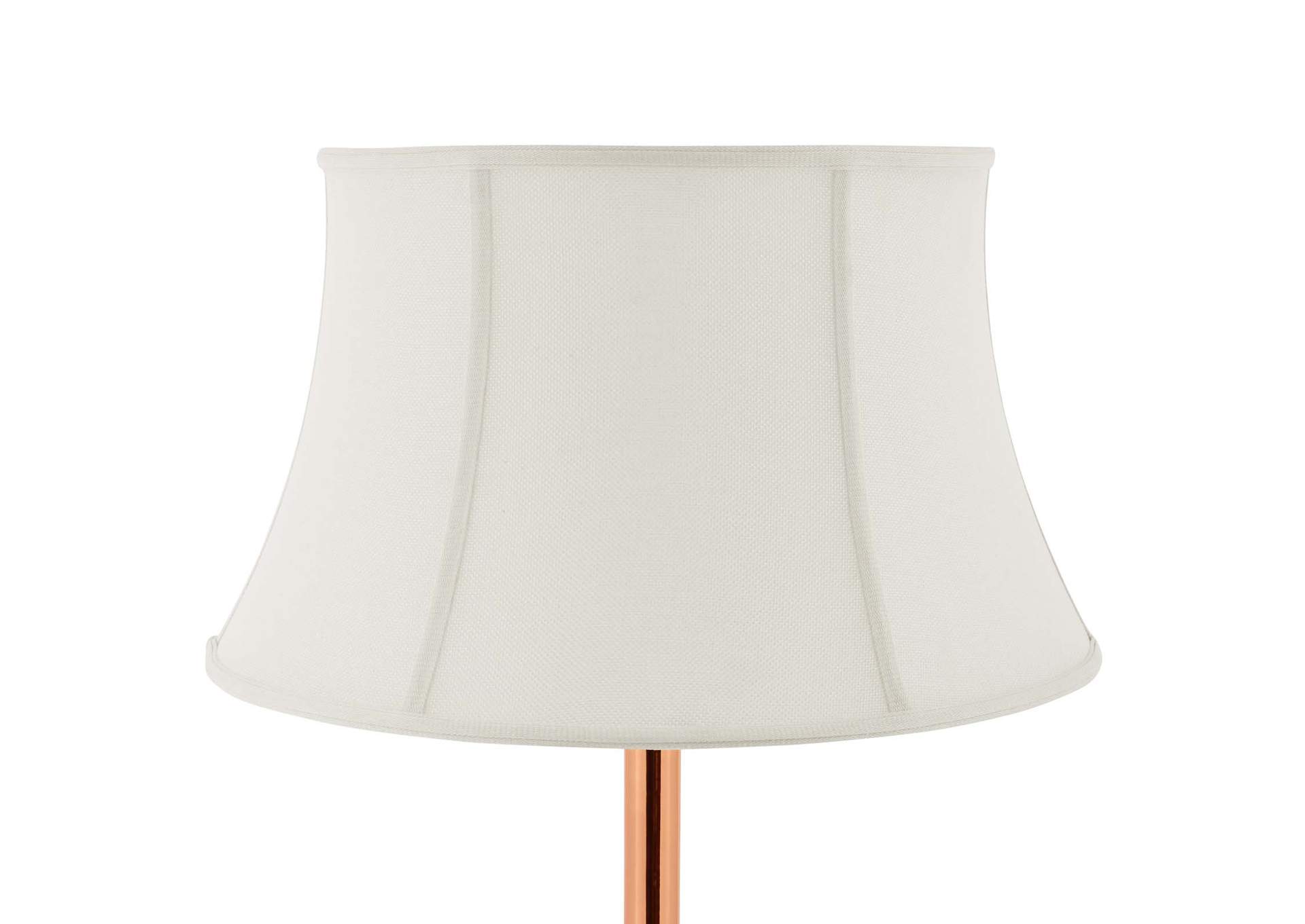 Dimple Rose Gold Table Lamp,Modway