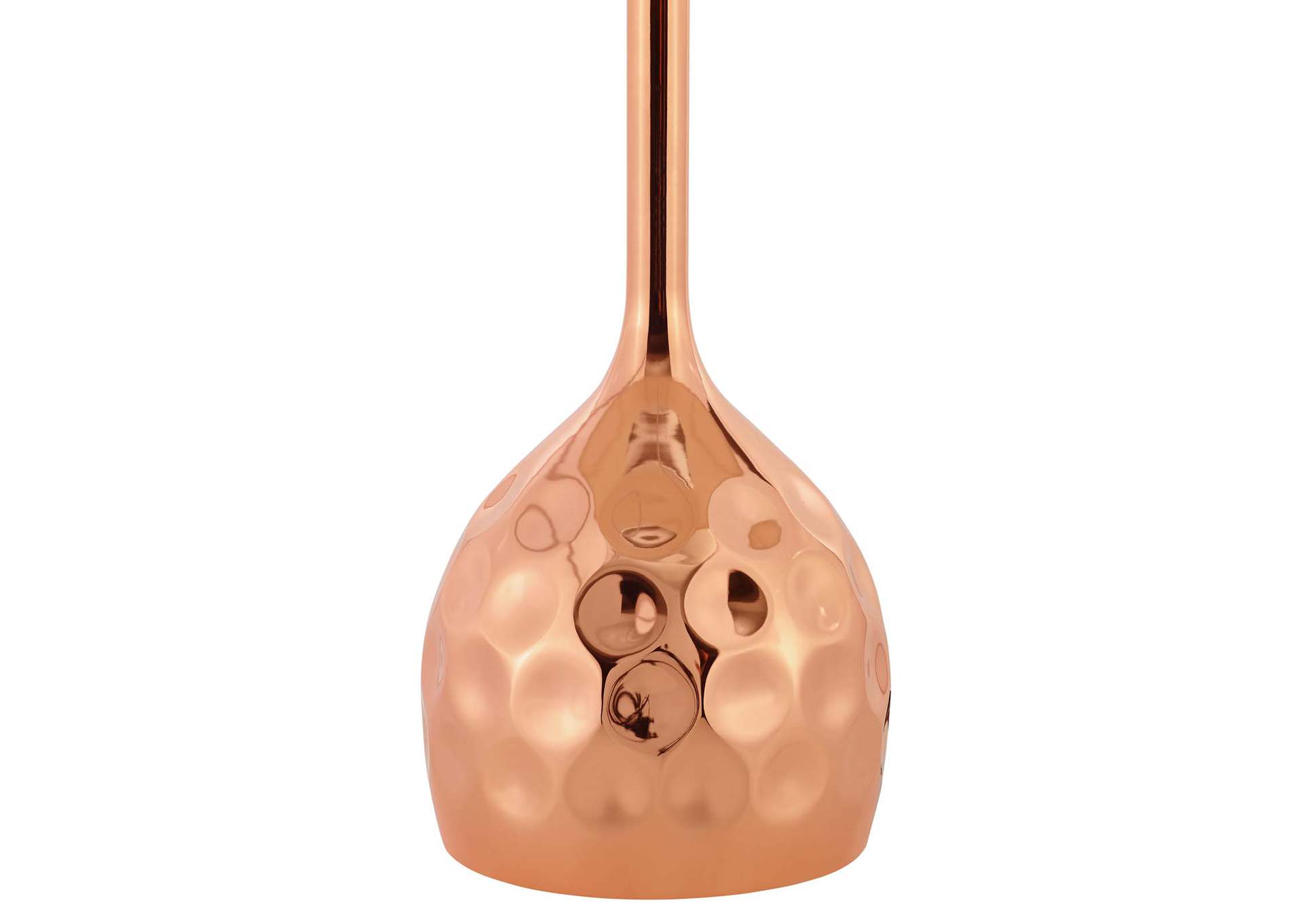 Dimple Rose Gold Table Lamp,Modway