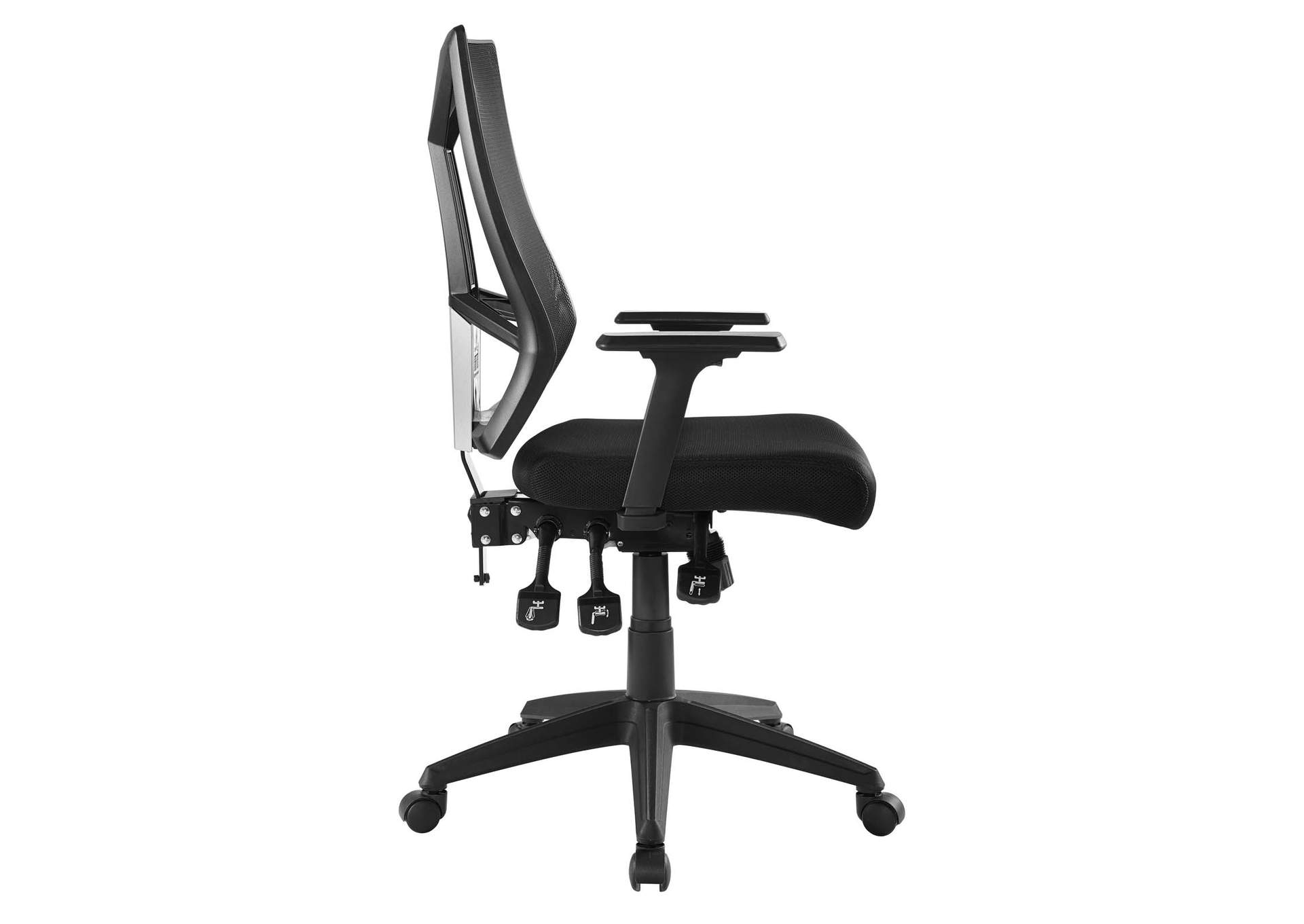 Black Extol Mesh Office Chair,Modway