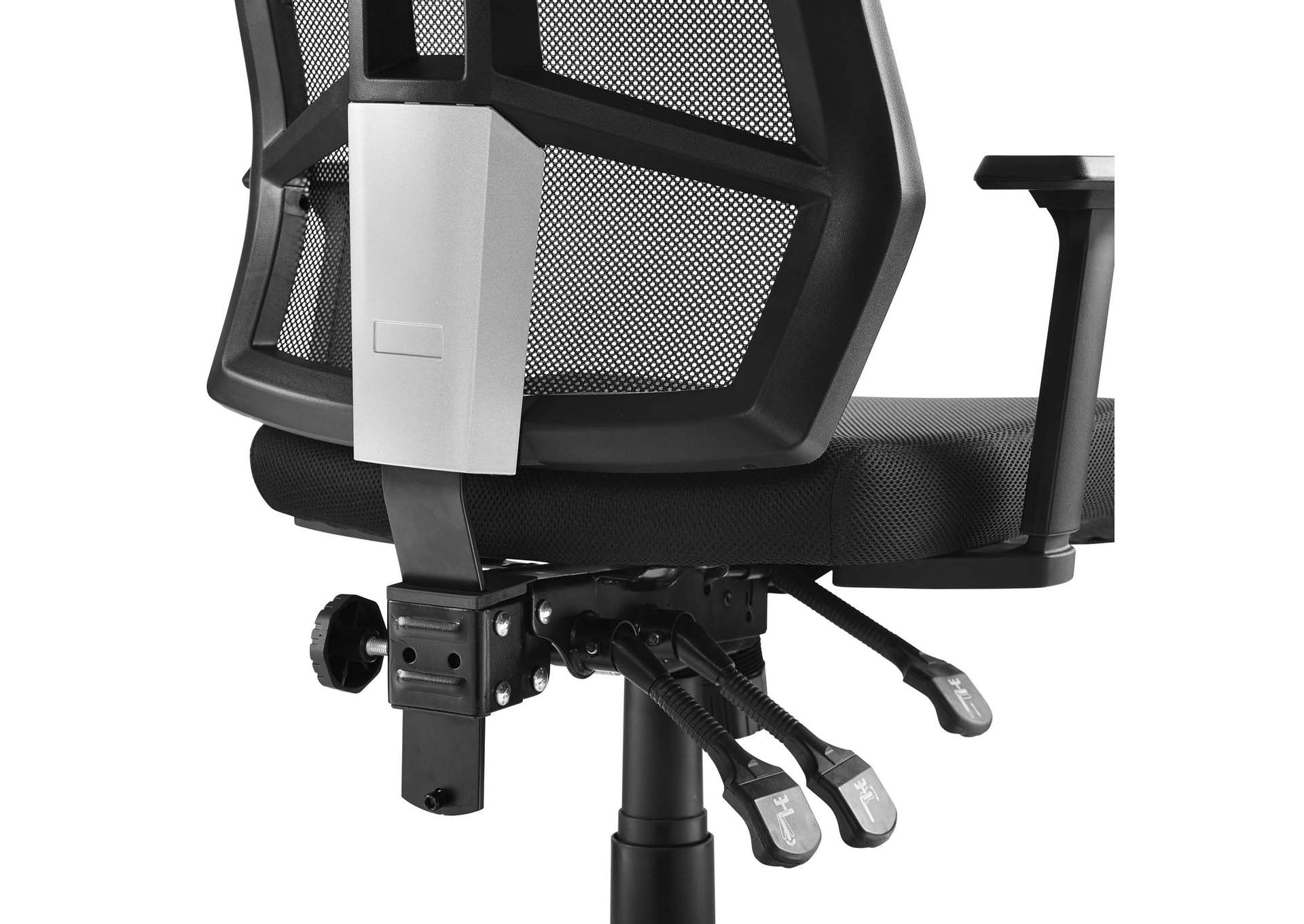 Black Extol Mesh Office Chair,Modway