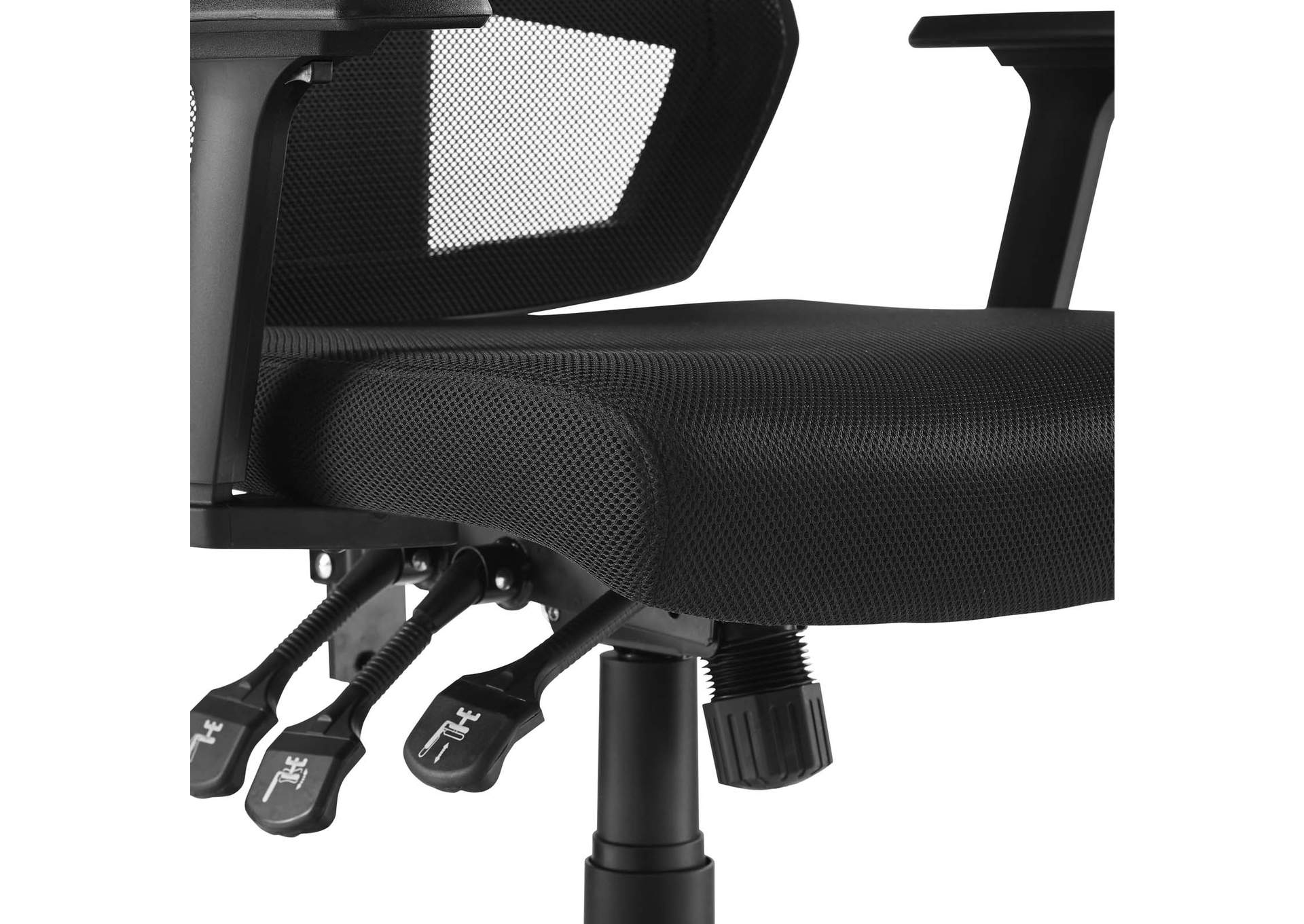 Black Extol Mesh Office Chair,Modway