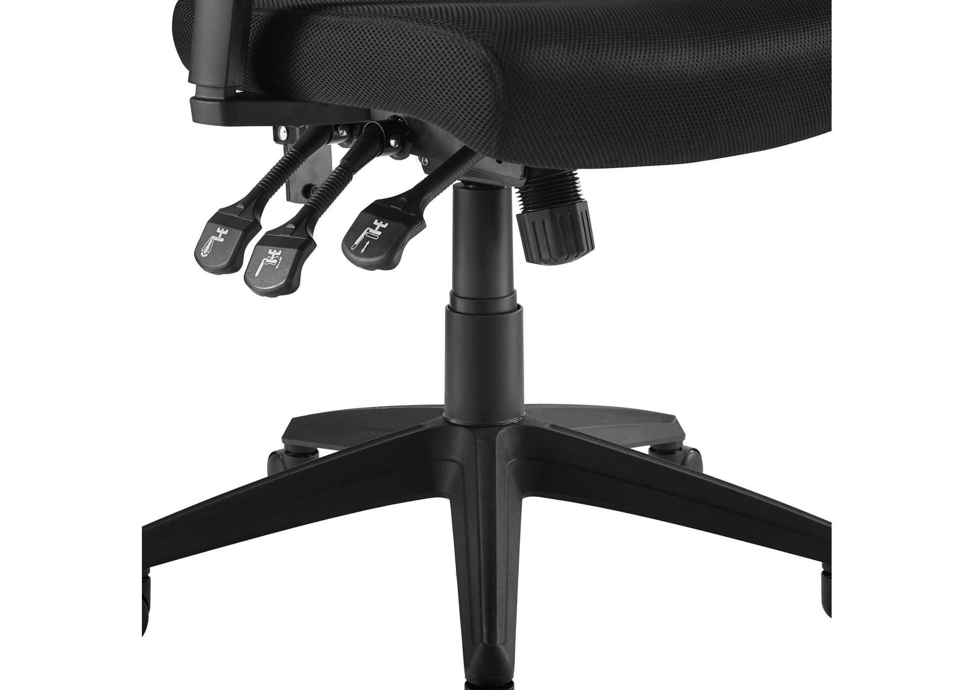 Black Extol Mesh Office Chair,Modway