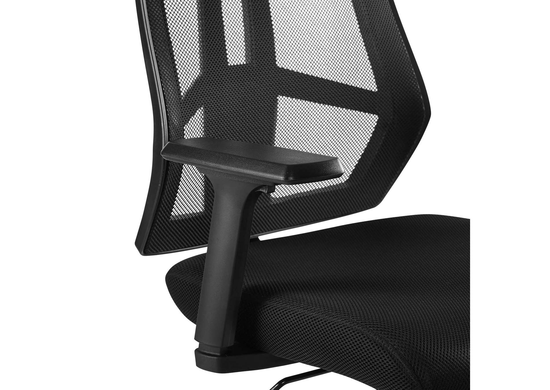 Black Extol Mesh Drafting Chair,Modway