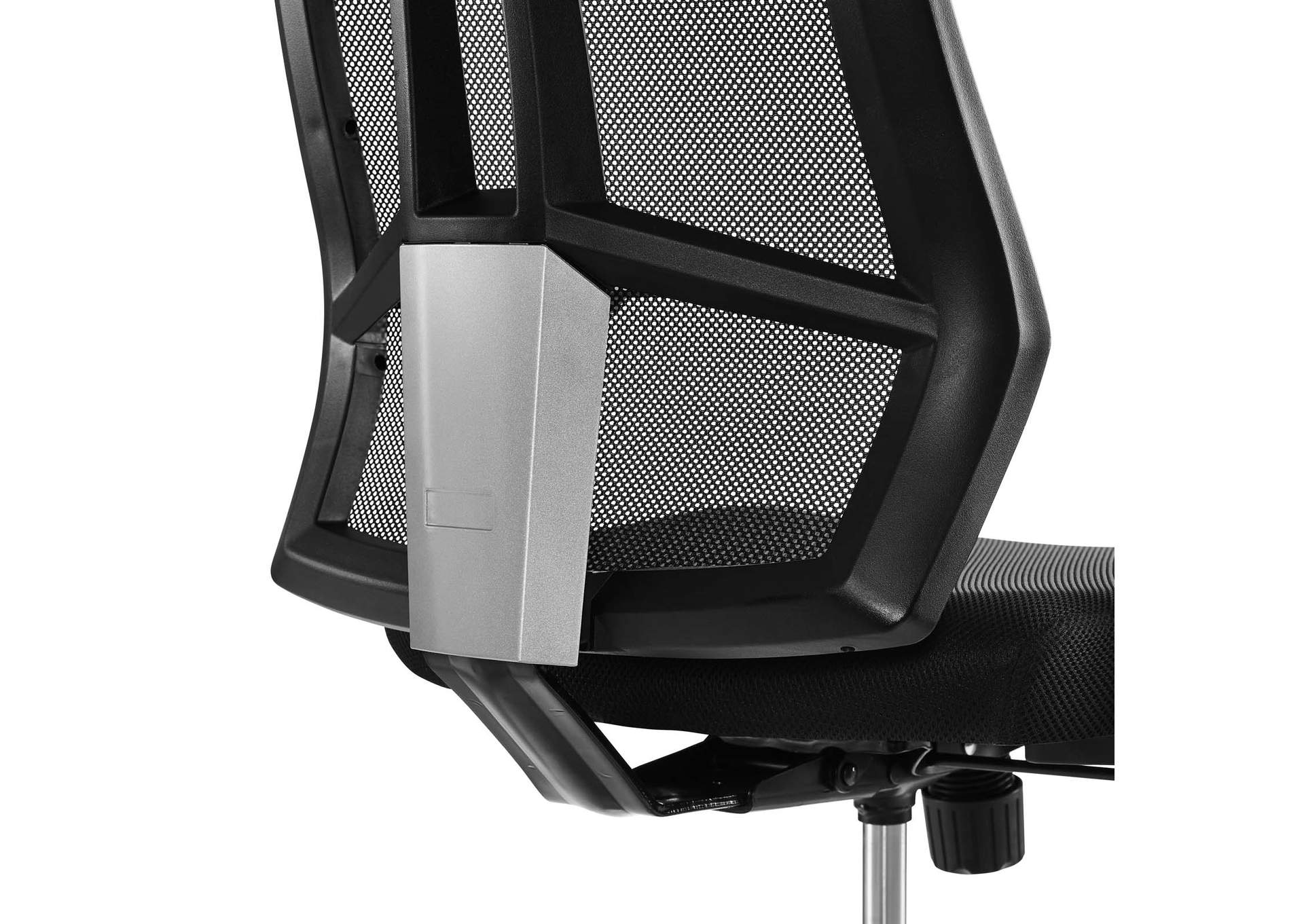 Black Extol Mesh Drafting Chair,Modway