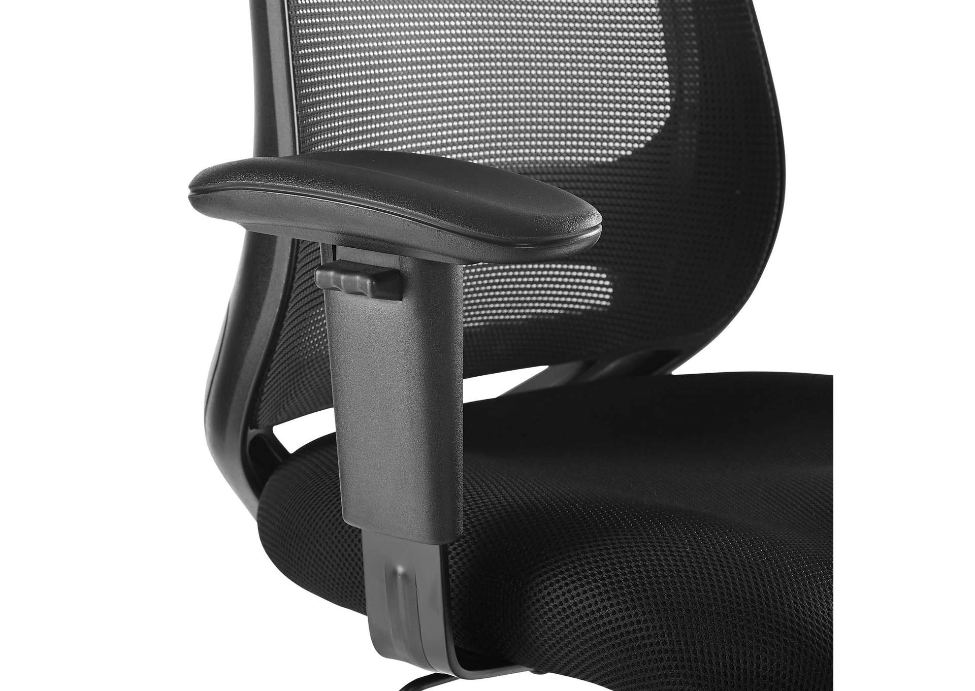 Black Forge Mesh Drafting Chair,Modway