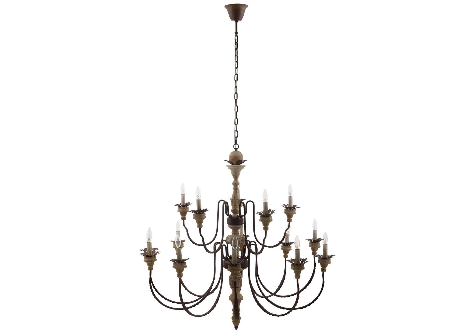 Nobility Pendant Light Ceiling Candelabra Chandelier,Modway