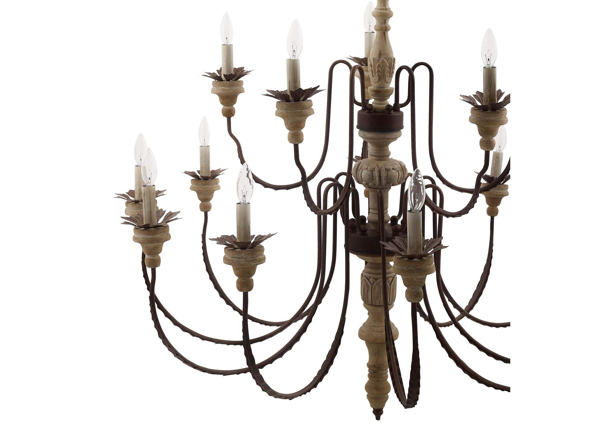 Nobility Pendant Light Ceiling Candelabra Chandelier,Modway