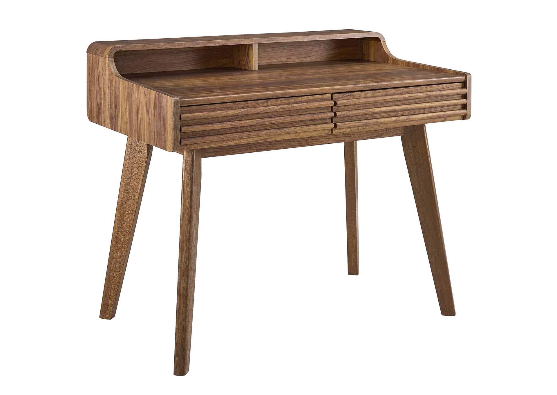 Walnut Render Writing Desk,Modway