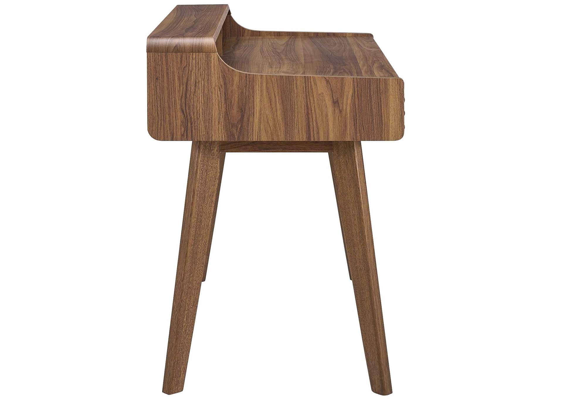 Walnut Render Writing Desk,Modway