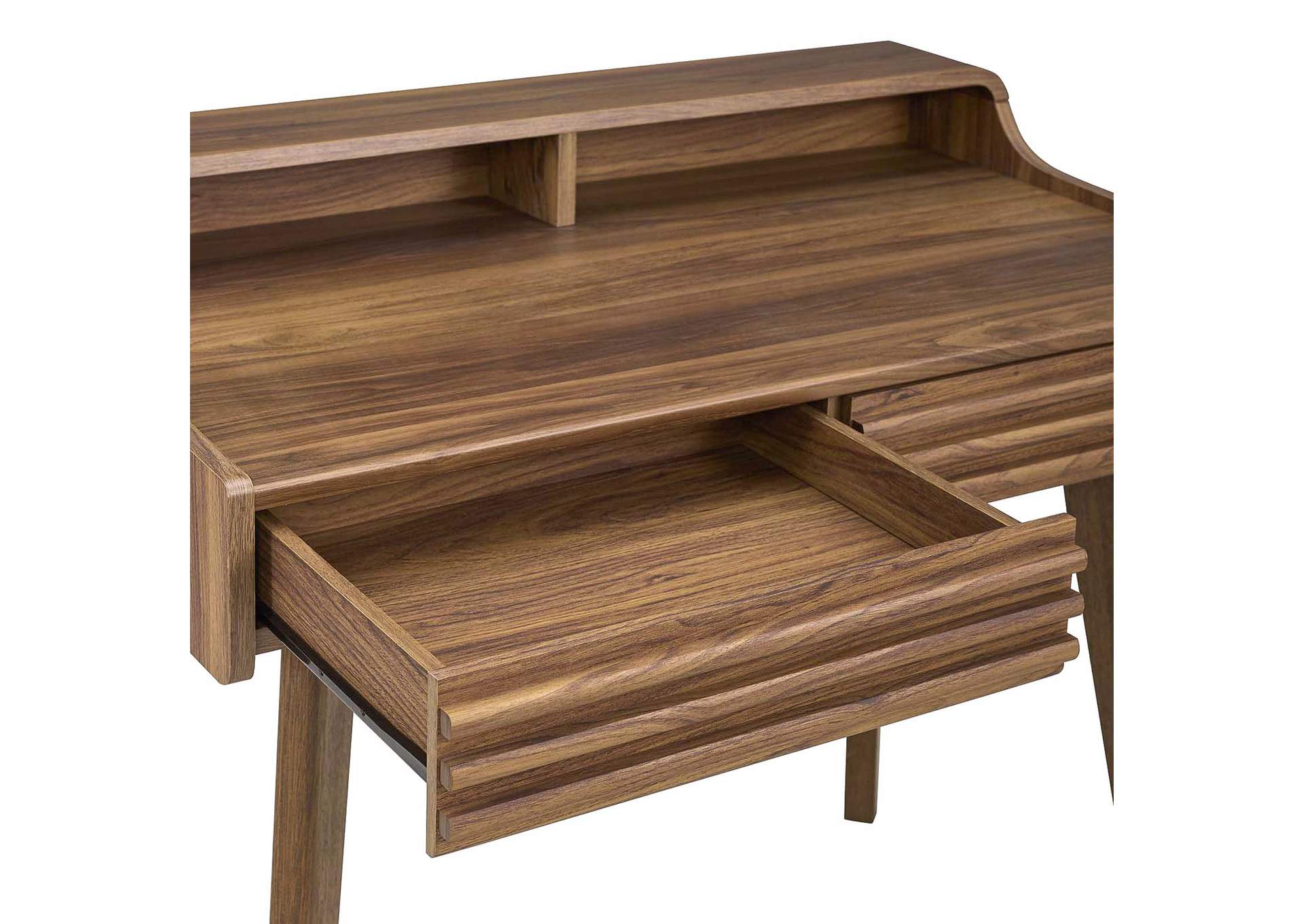 Walnut Render Writing Desk,Modway