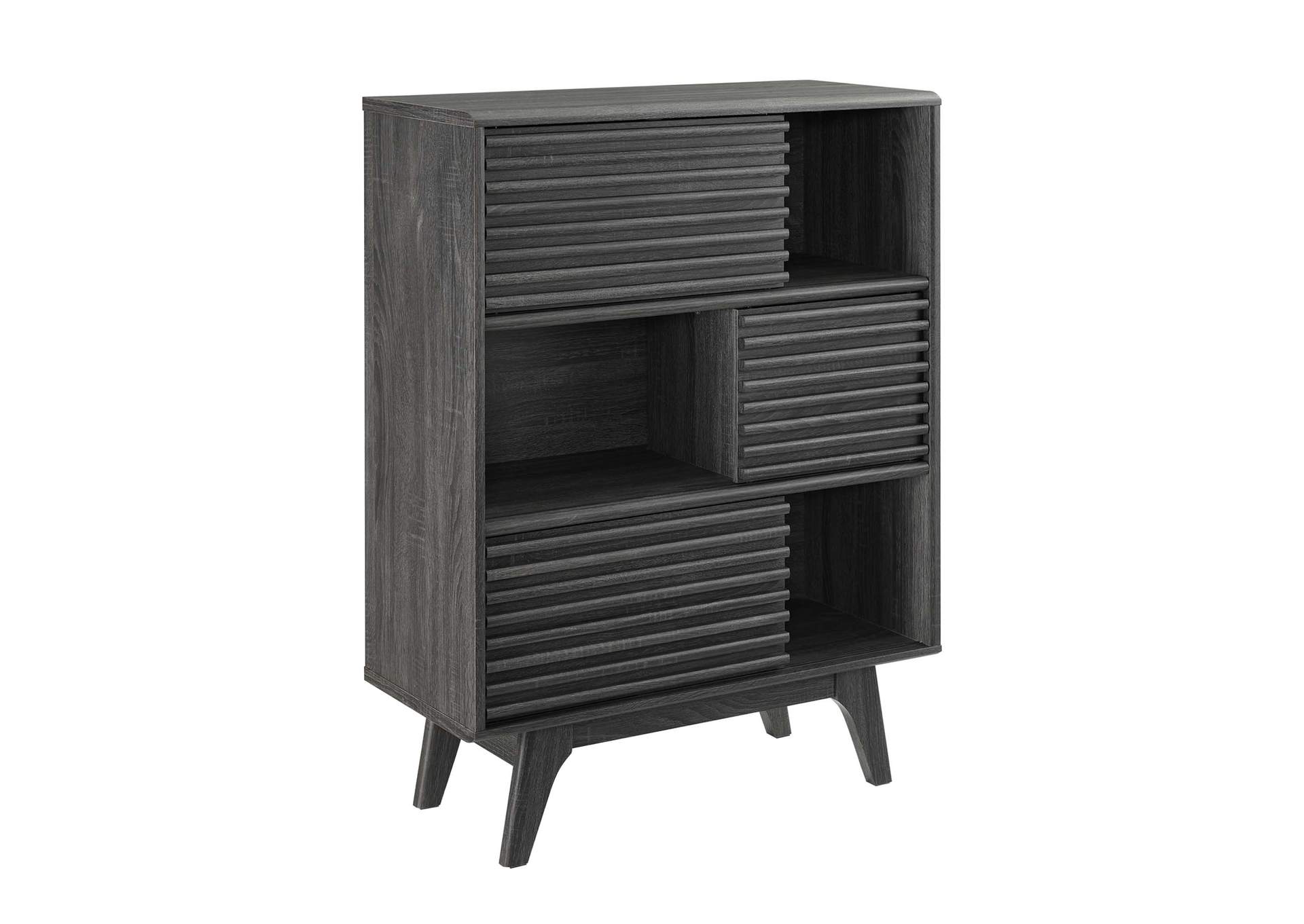 Render Three-Tier Display Storage Cabinet Stand,Modway