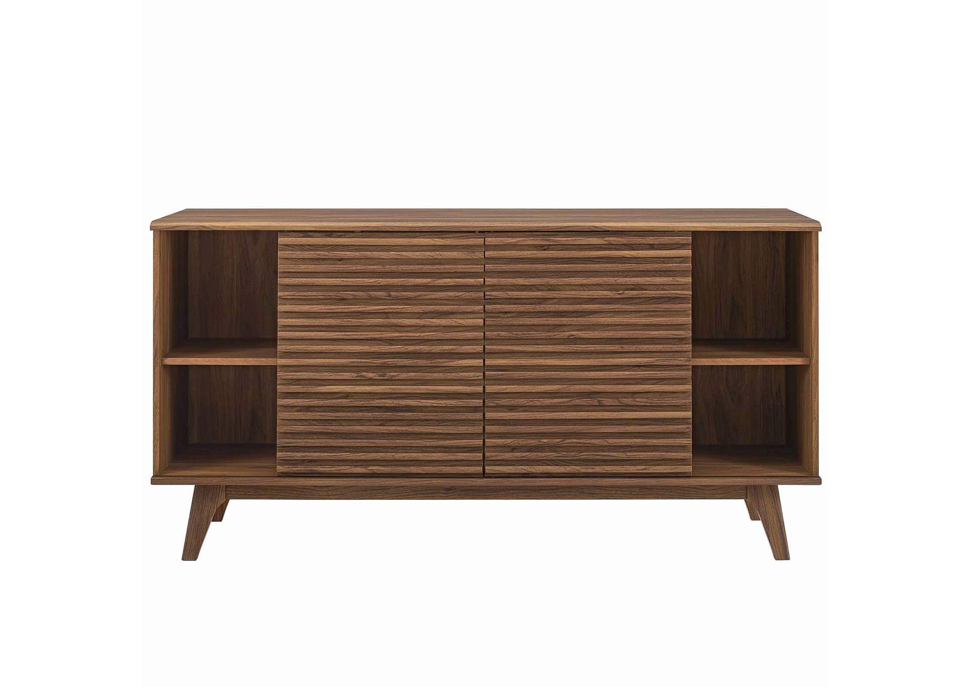 Walnut Render 63" Sideboard Buffet Table or TV Stand,Modway