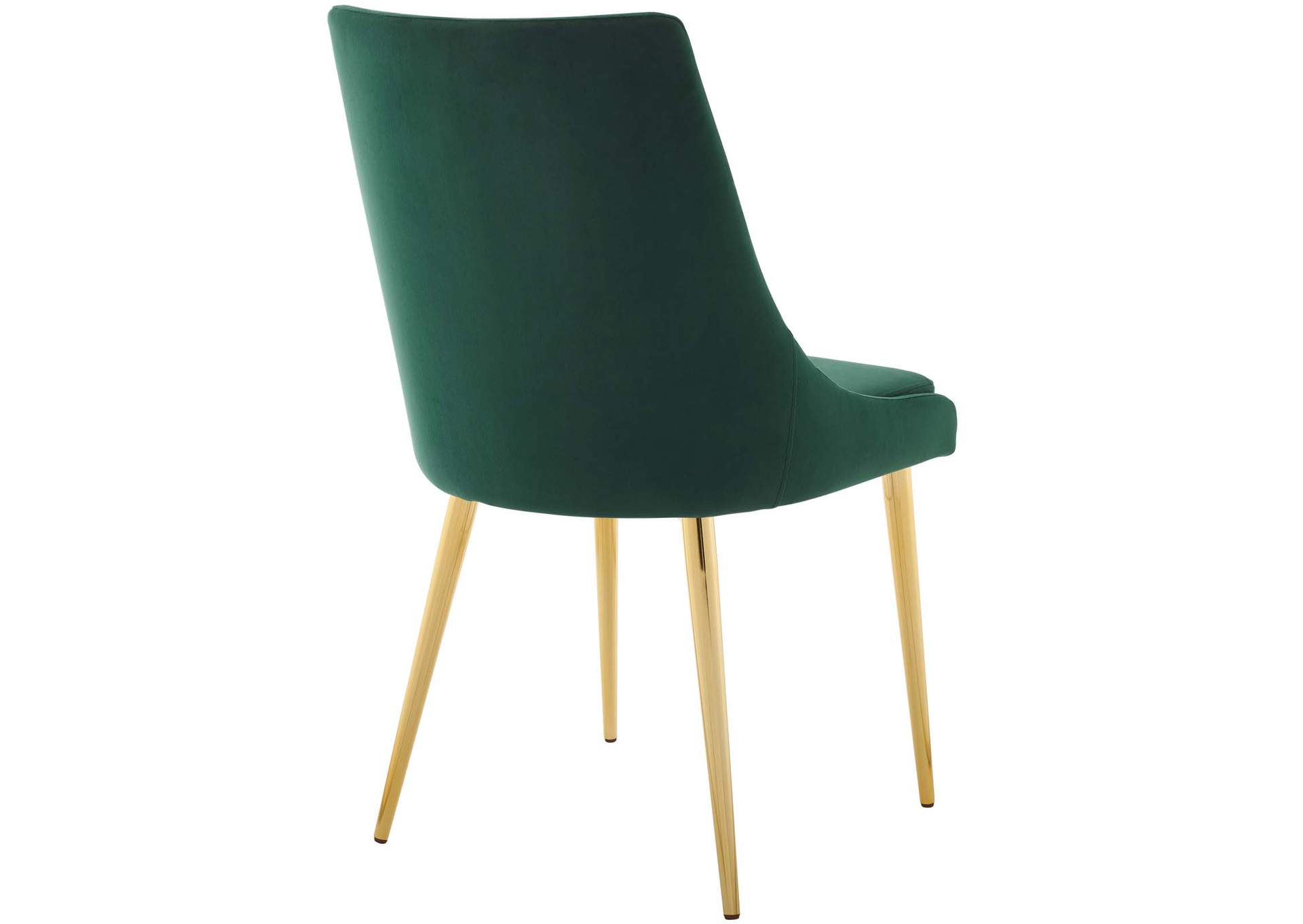 Green Viscount Modern Accent Performance Velvet Dining Chair,Modway