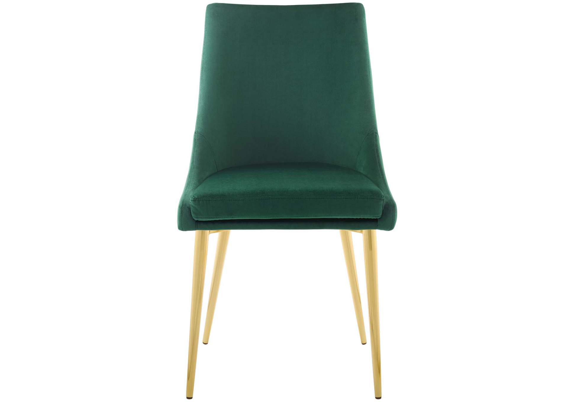 Green Viscount Modern Accent Performance Velvet Dining Chair,Modway