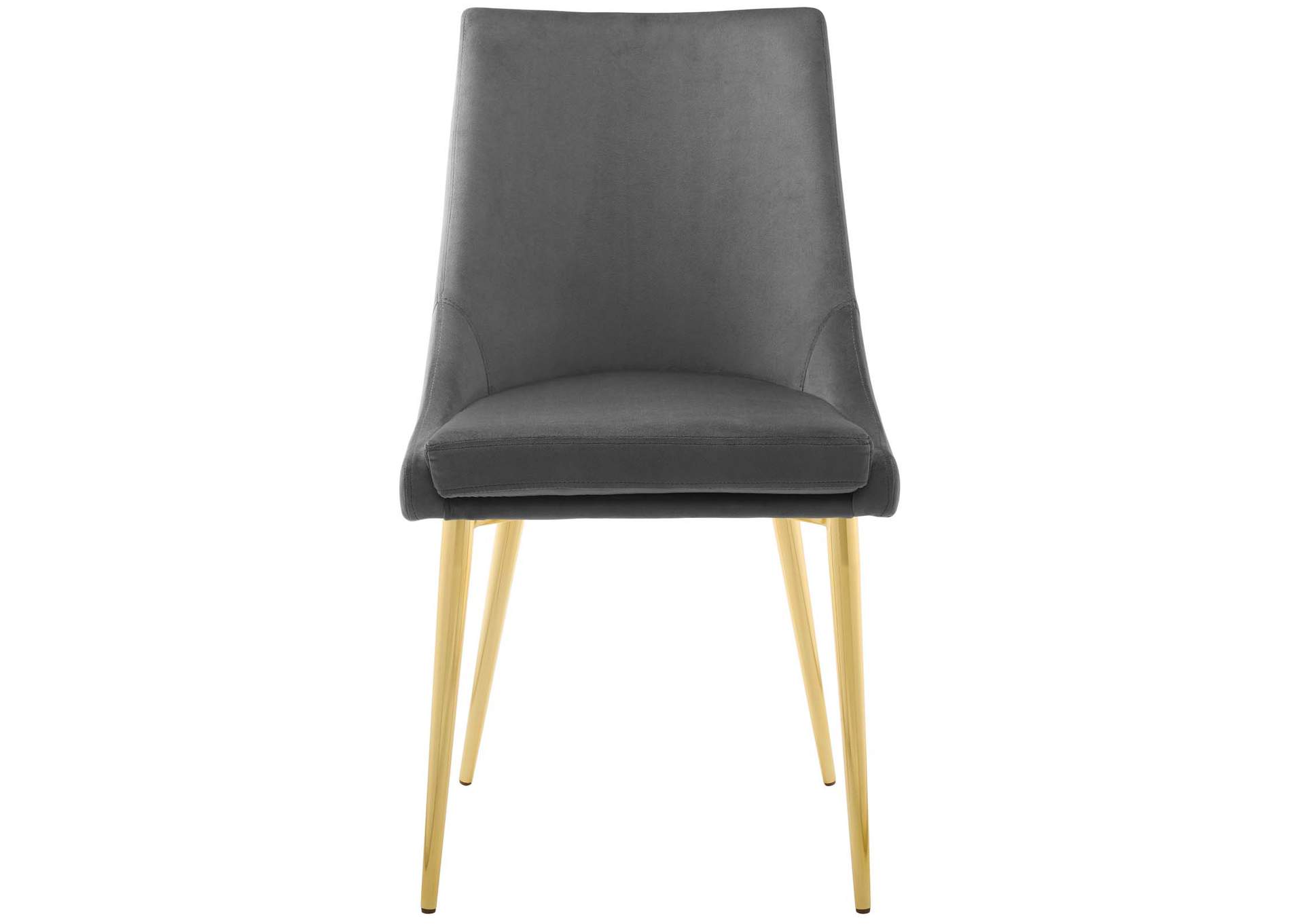 Gray Viscount Modern Accent Performance Velvet Dining Chair,Modway