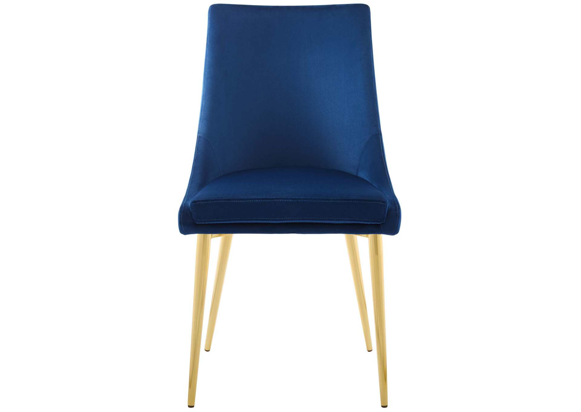 Navy Viscount Modern Accent Performance Velvet Dining Chair,Modway