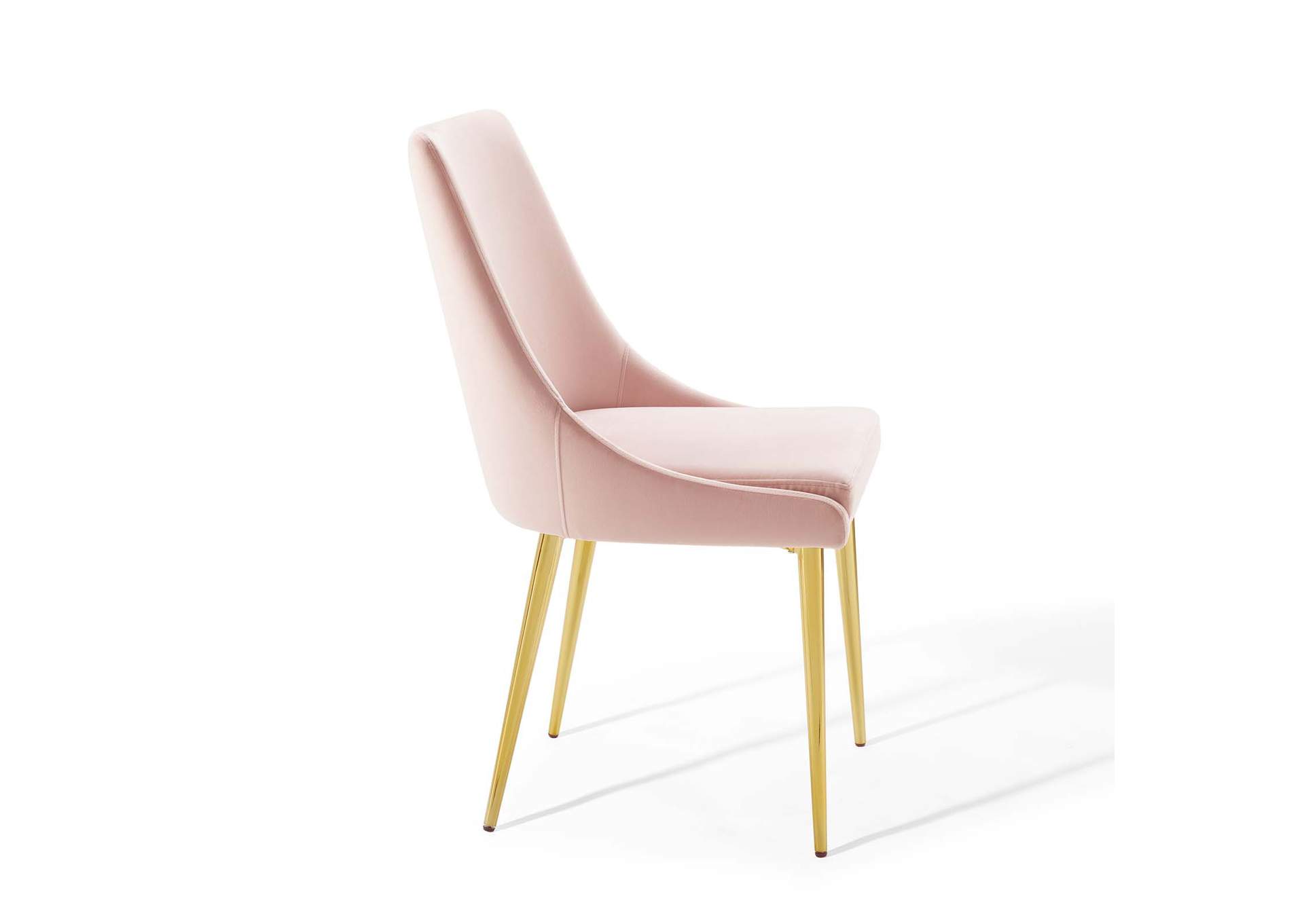 Pink Viscount Modern Accent Performance Velvet Dining Chair,Modway