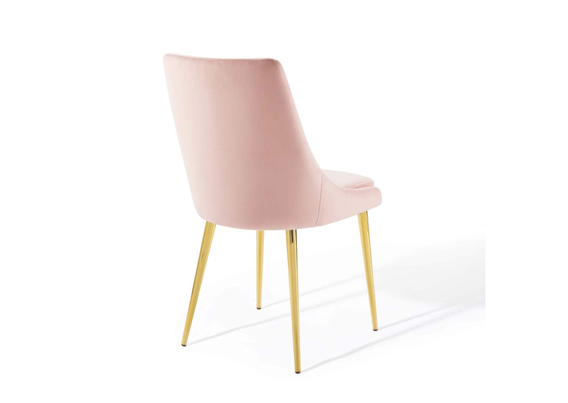 Pink Viscount Modern Accent Performance Velvet Dining Chair,Modway