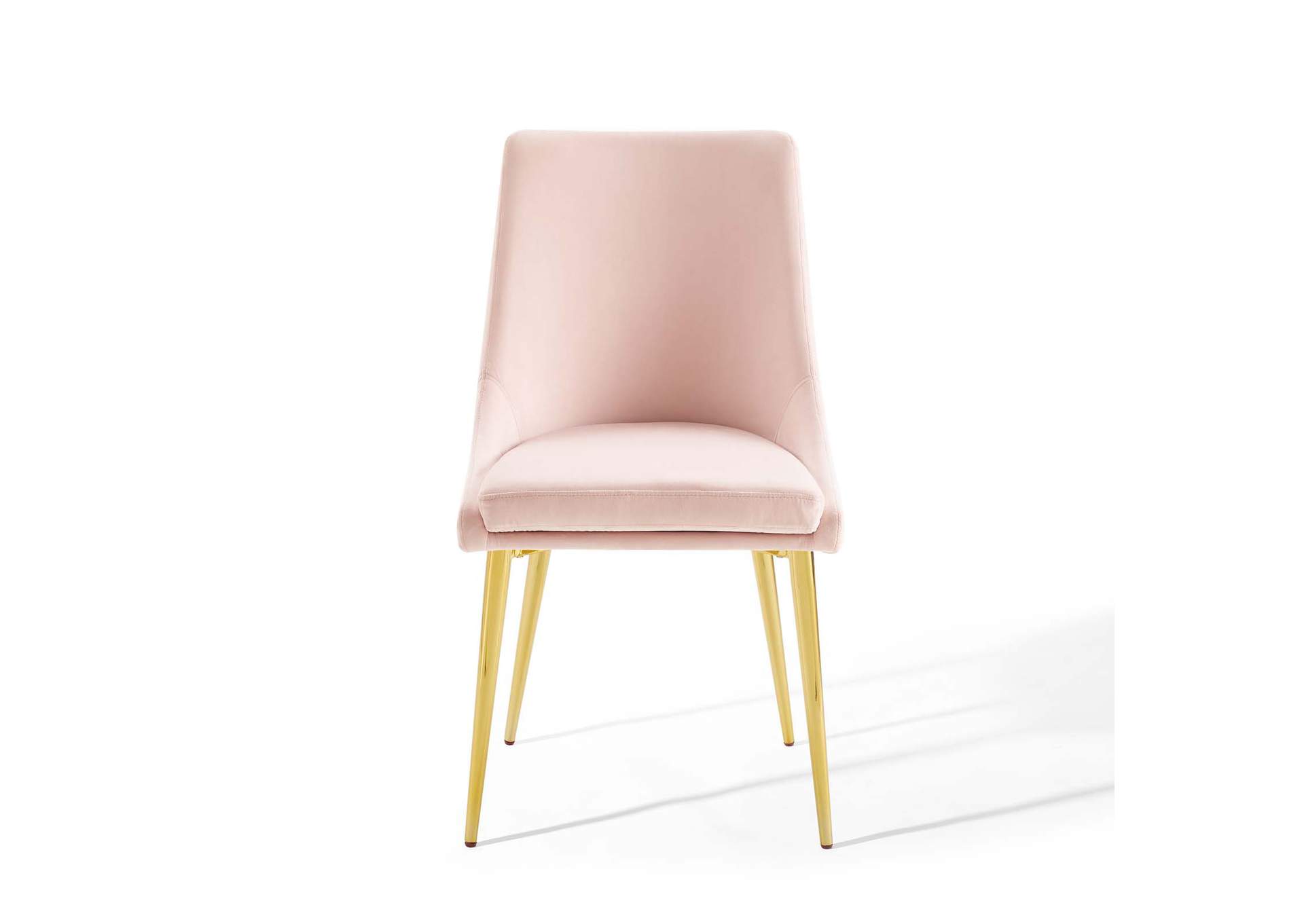 Pink Viscount Modern Accent Performance Velvet Dining Chair,Modway