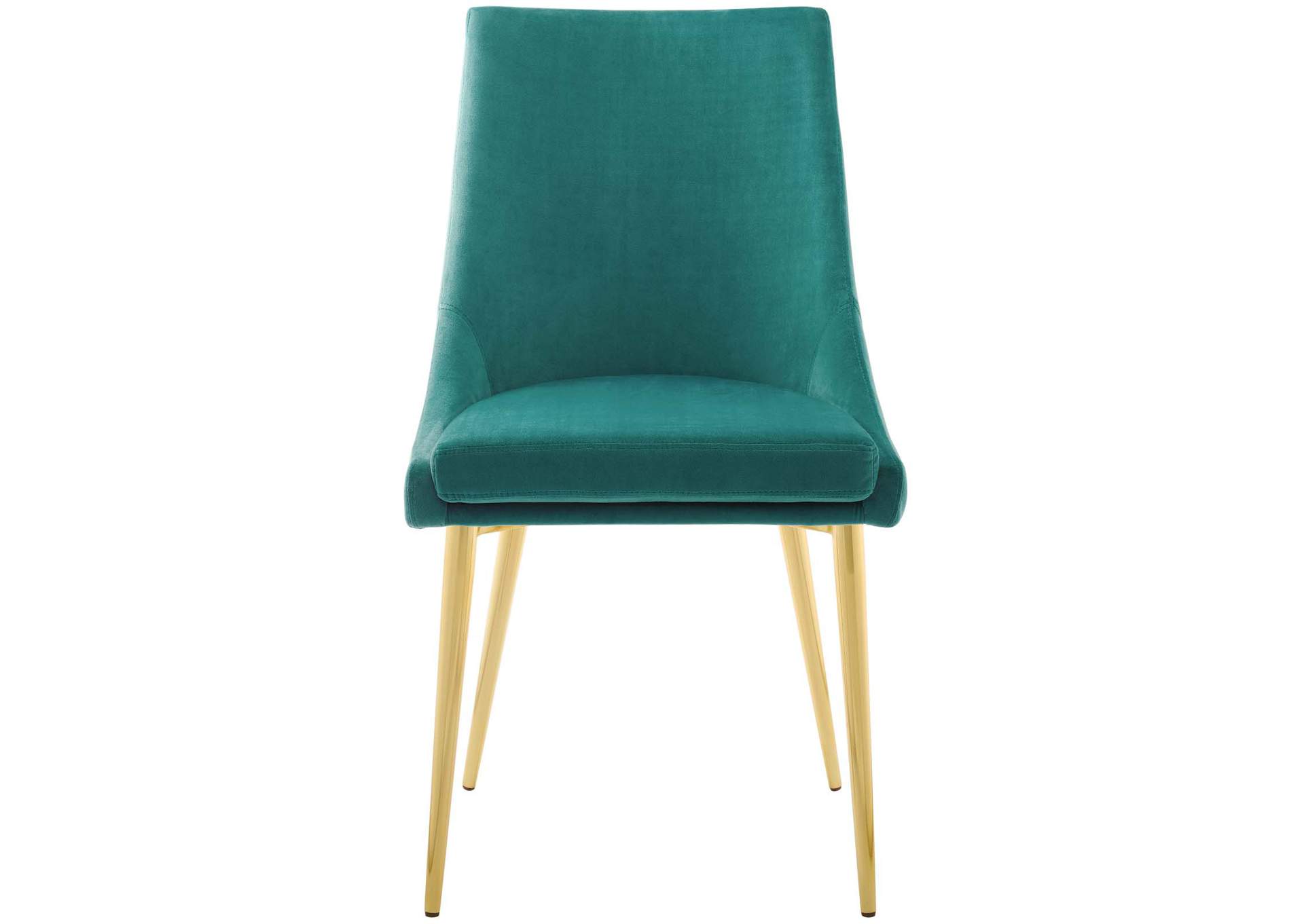 Teal Viscount Modern Accent Performance Velvet Dining Chair,Modway