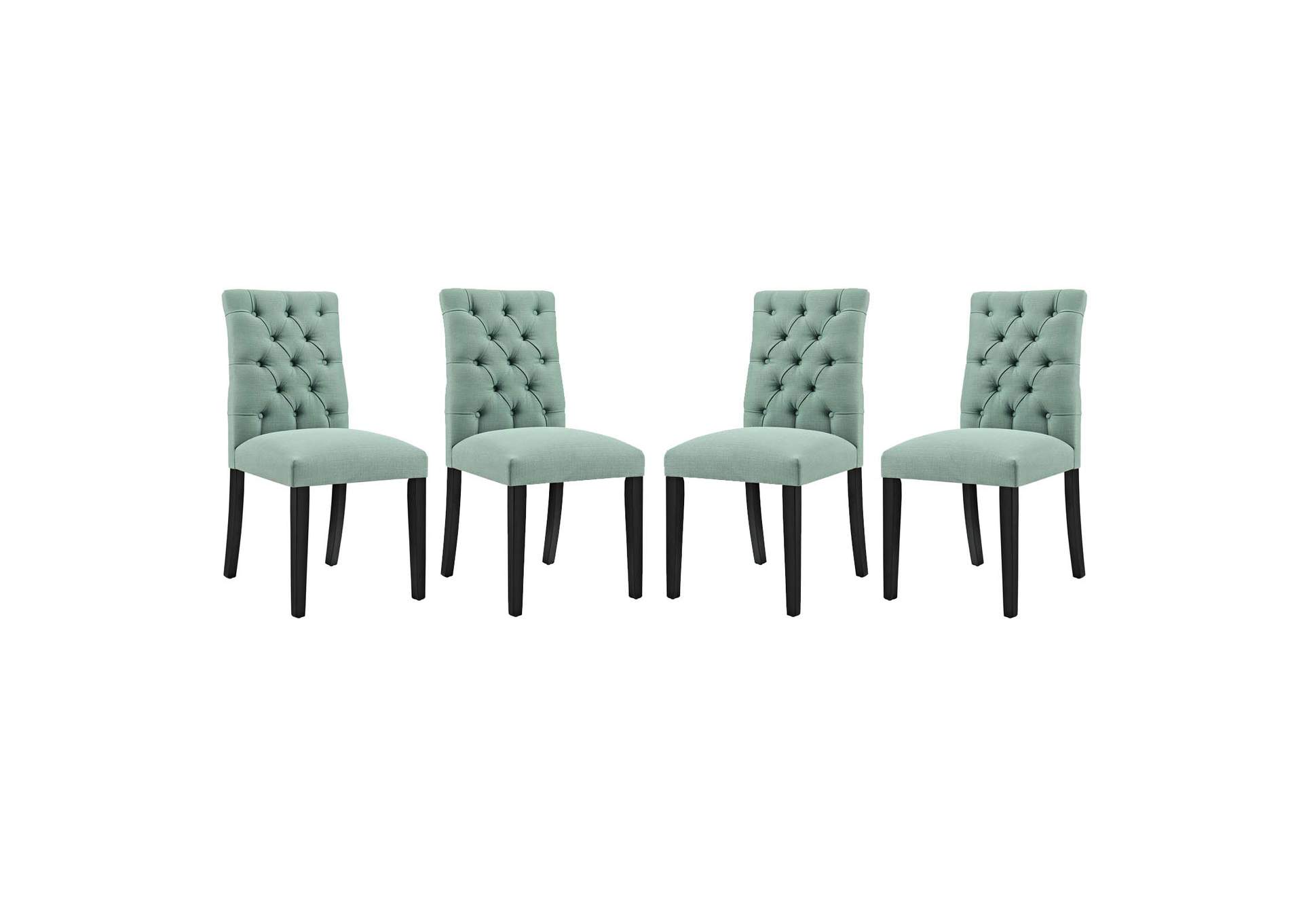 Laguna Duchess Dining Chair Fabric [Set of 4],Modway