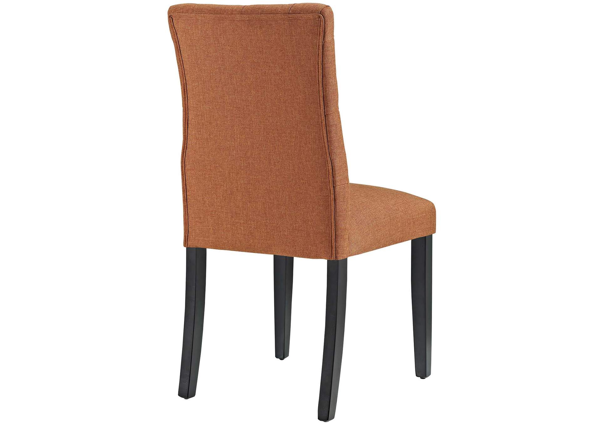 Orange Duchess Dining Chair Fabric [Set of 4],Modway