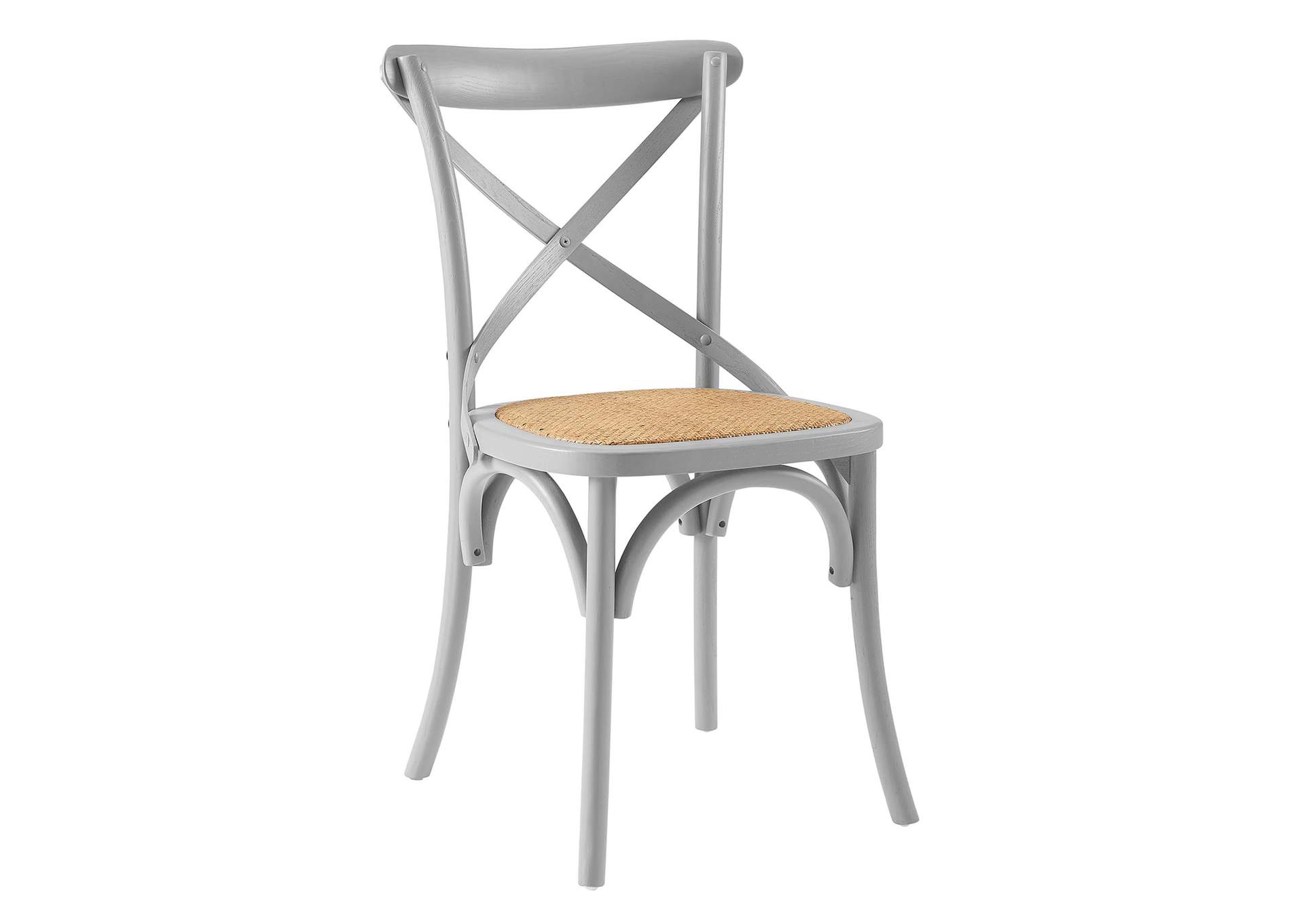 Light Gray Gear Dining Side Chair [Set of 2],Modway