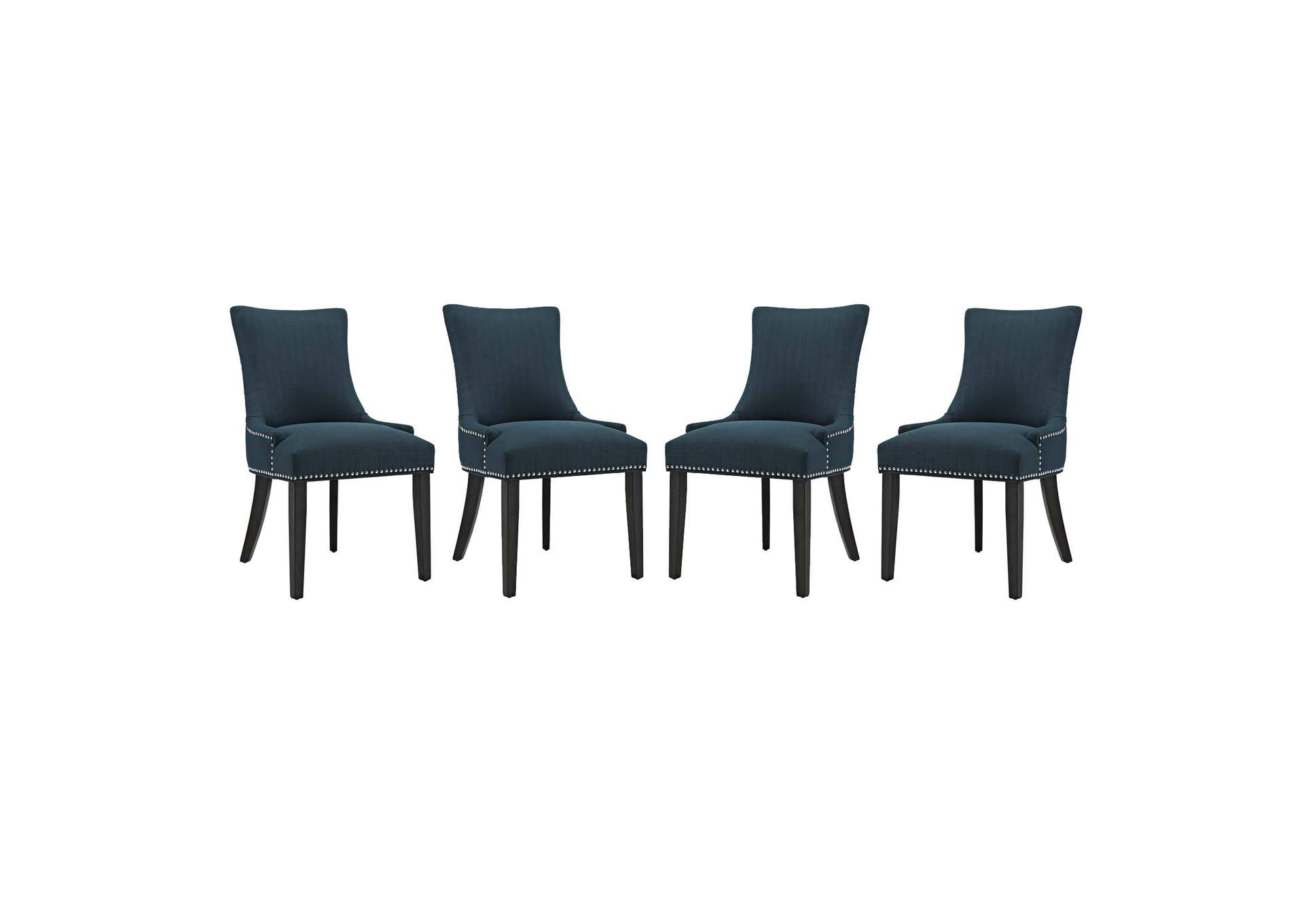 Azure Marquis Dining Chair Fabric [Set of 4],Modway