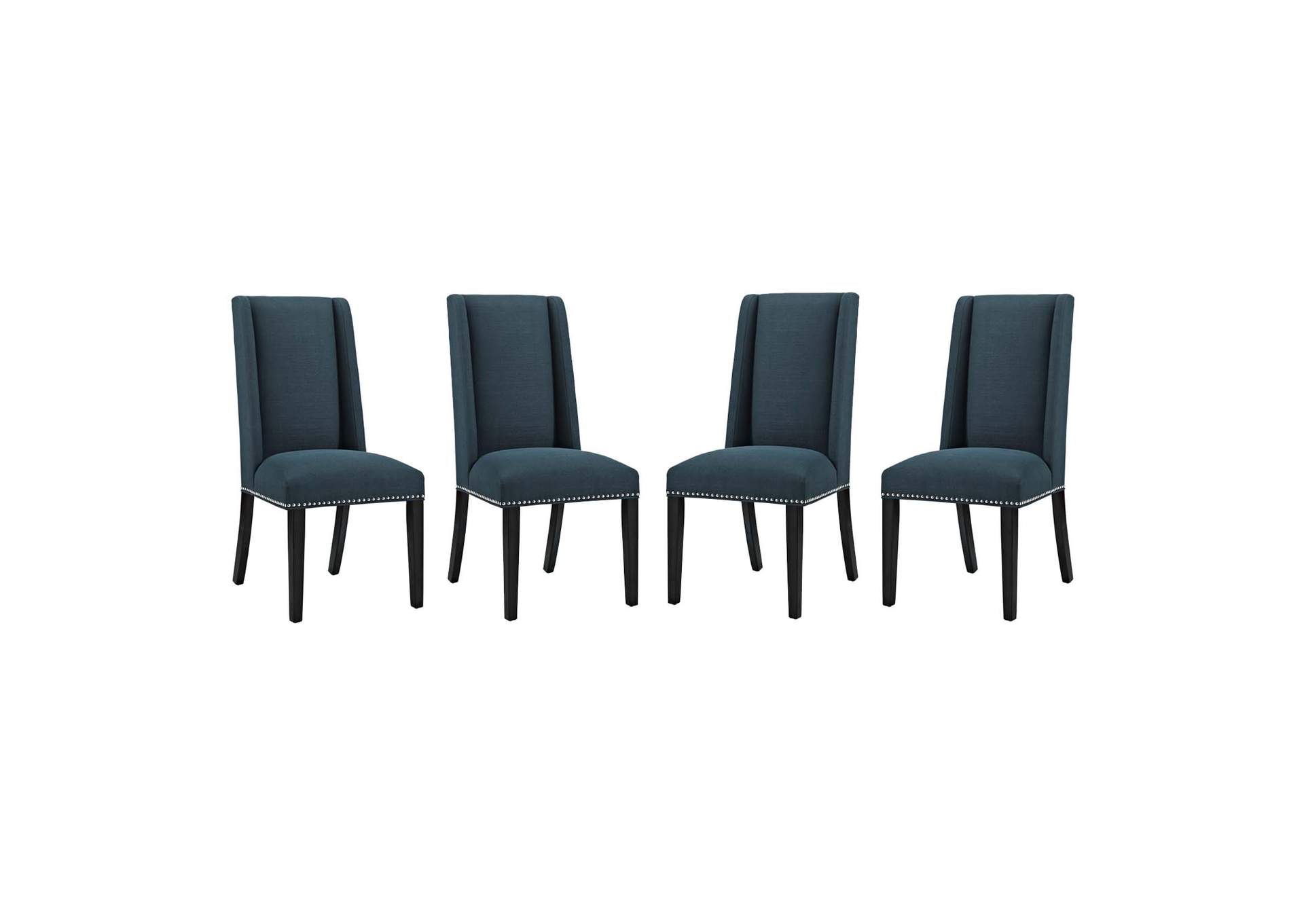 Azure Baron Dining Chair Fabric [Set of 4],Modway