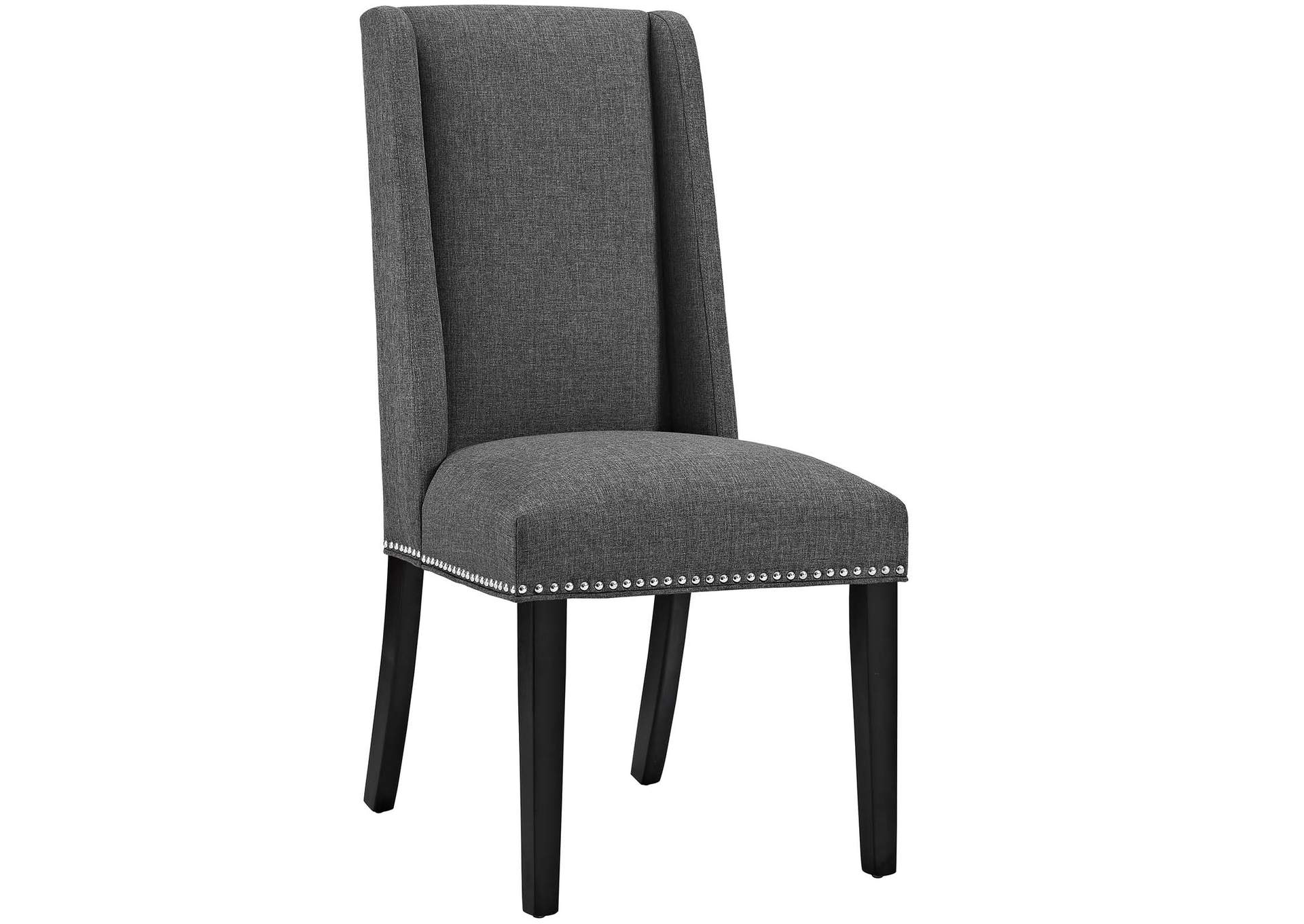 Gray Baron Dining Chair Fabric [Set of 4],Modway