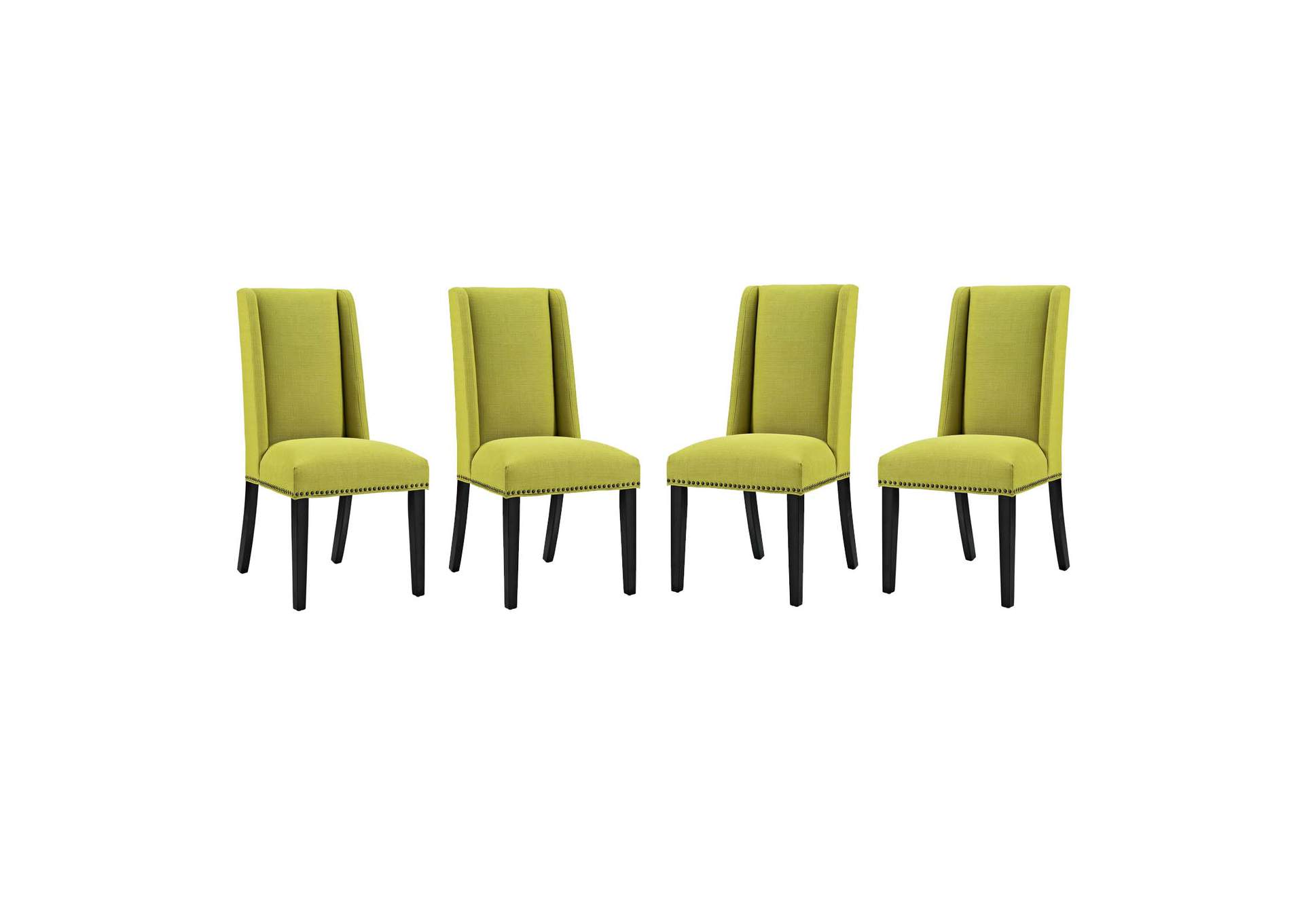 Wheatgrass Baron Dining Chair Fabric [Set of 4],Modway