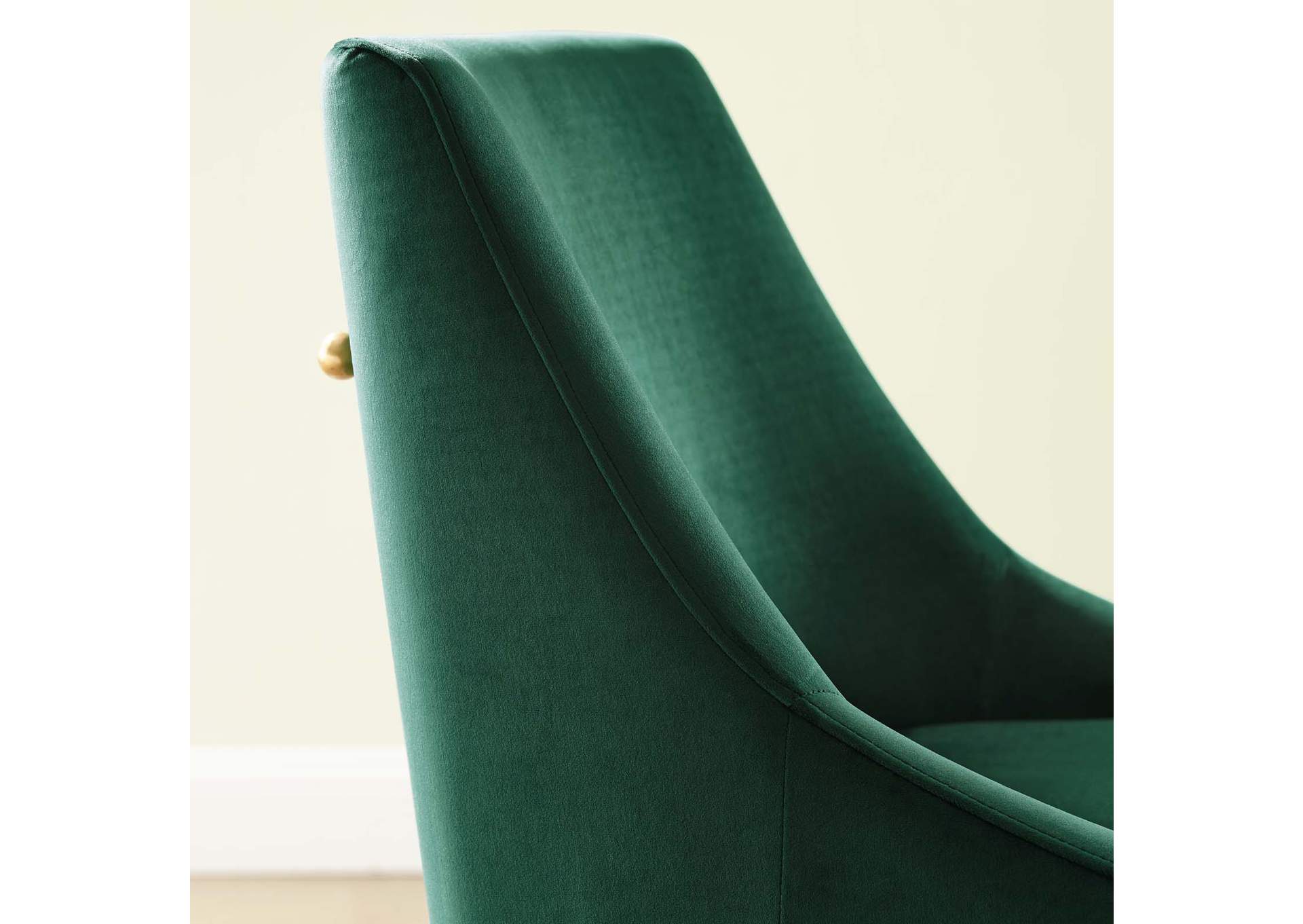 Green Discern Upholstered Performance Velvet Dining Chair,Modway