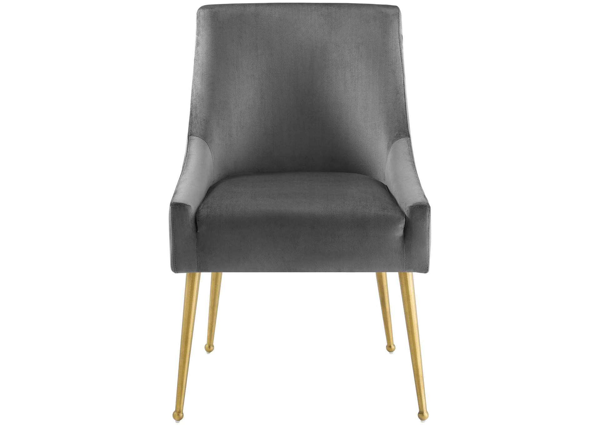 Gray Discern Upholstered Performance Velvet Dining Chair,Modway