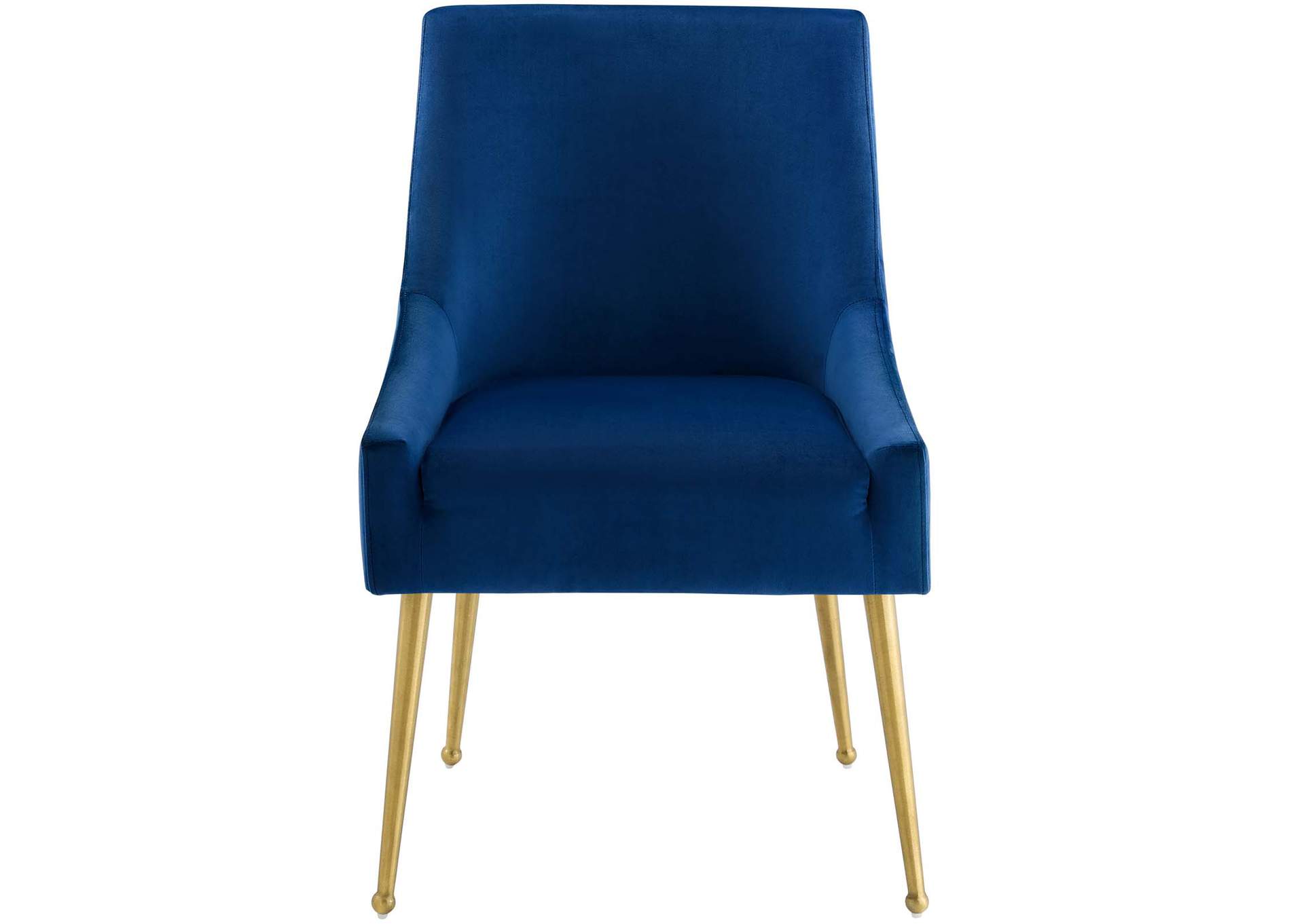 Navy Discern Upholstered Performance Velvet Dining Chair,Modway