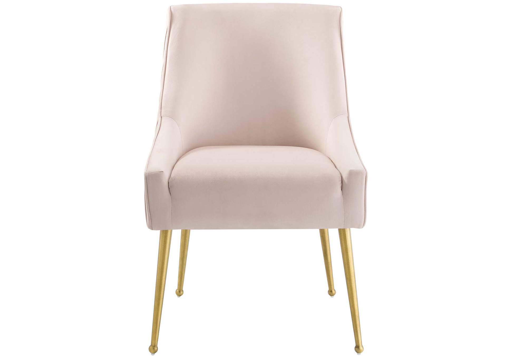 Pink Discern Pleated Back Upholstered Performance Velvet Dining Chair,Modway