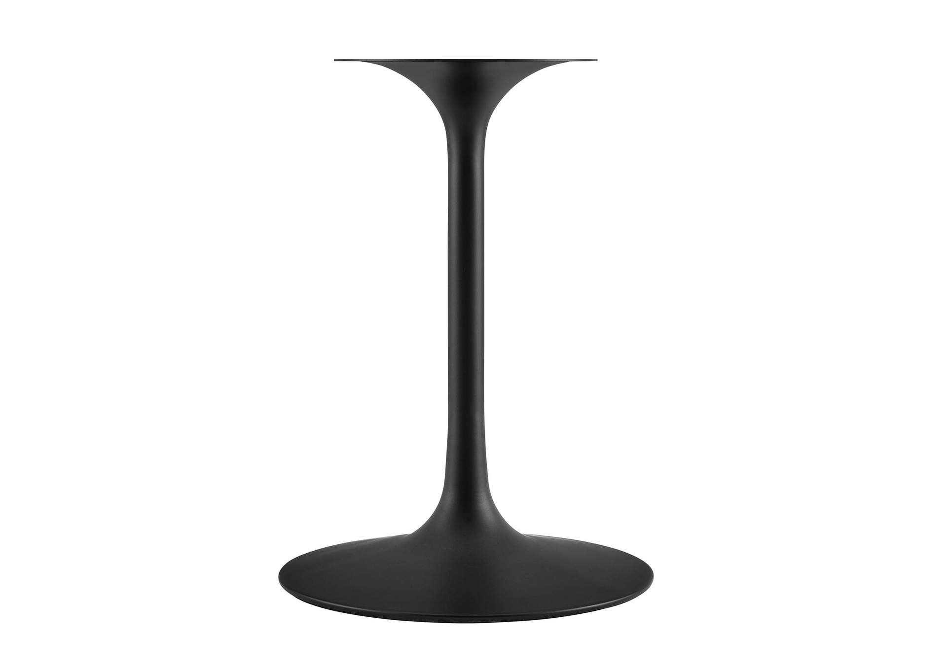 Black White Lippa 28" Round Wood Dining Table,Modway