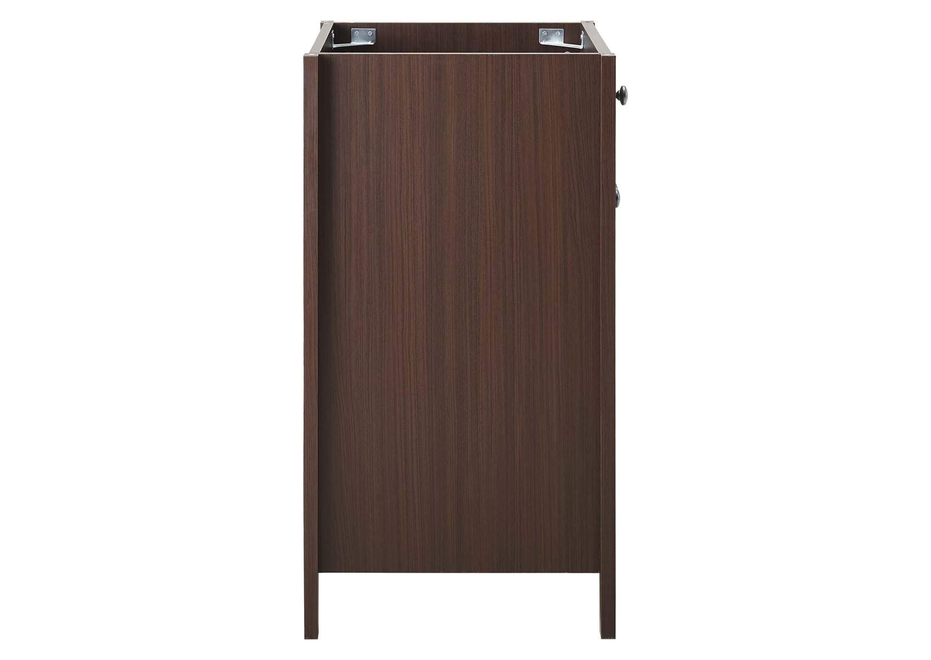 Walnut Nantucket 24" Bathroom Vanity Cabinet (Sink Basin Not Included),Modway