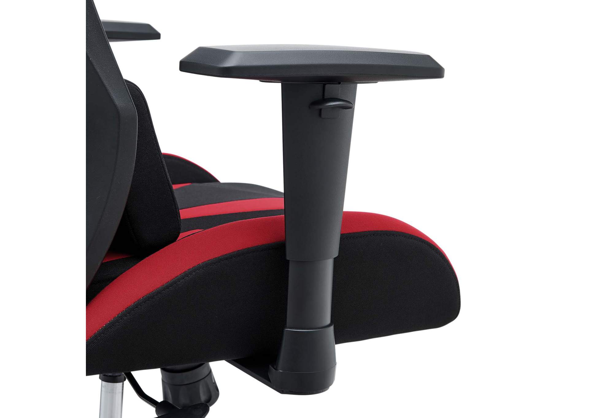 Black Red Speedster Mesh Gaming Computer Chair,Modway