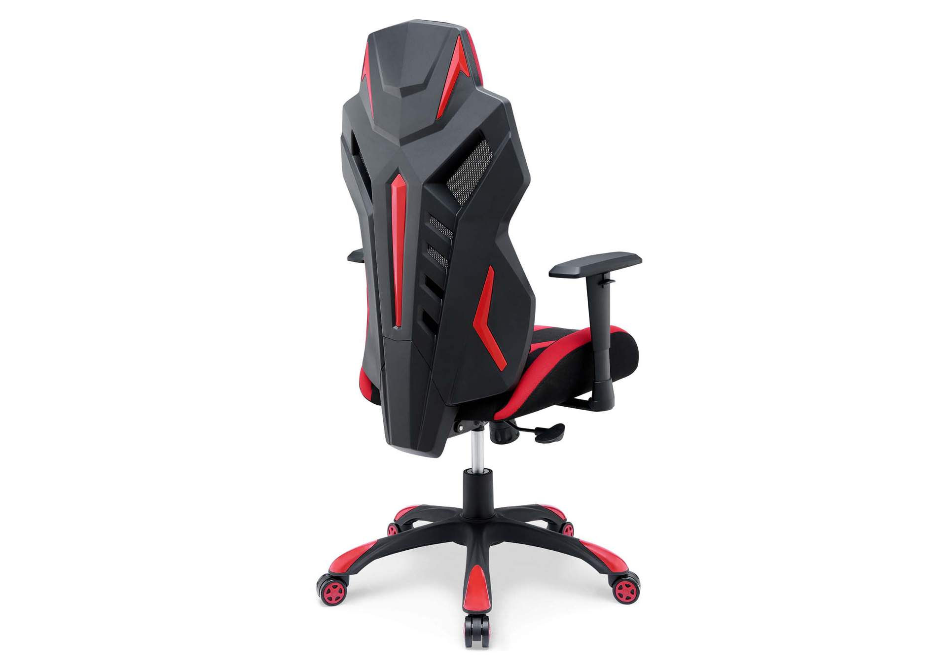 Black Red Speedster Mesh Gaming Computer Chair,Modway