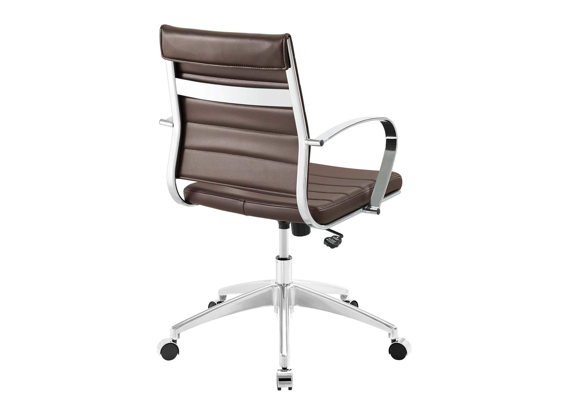 Brown Jive Mid Back Office Chair,Modway