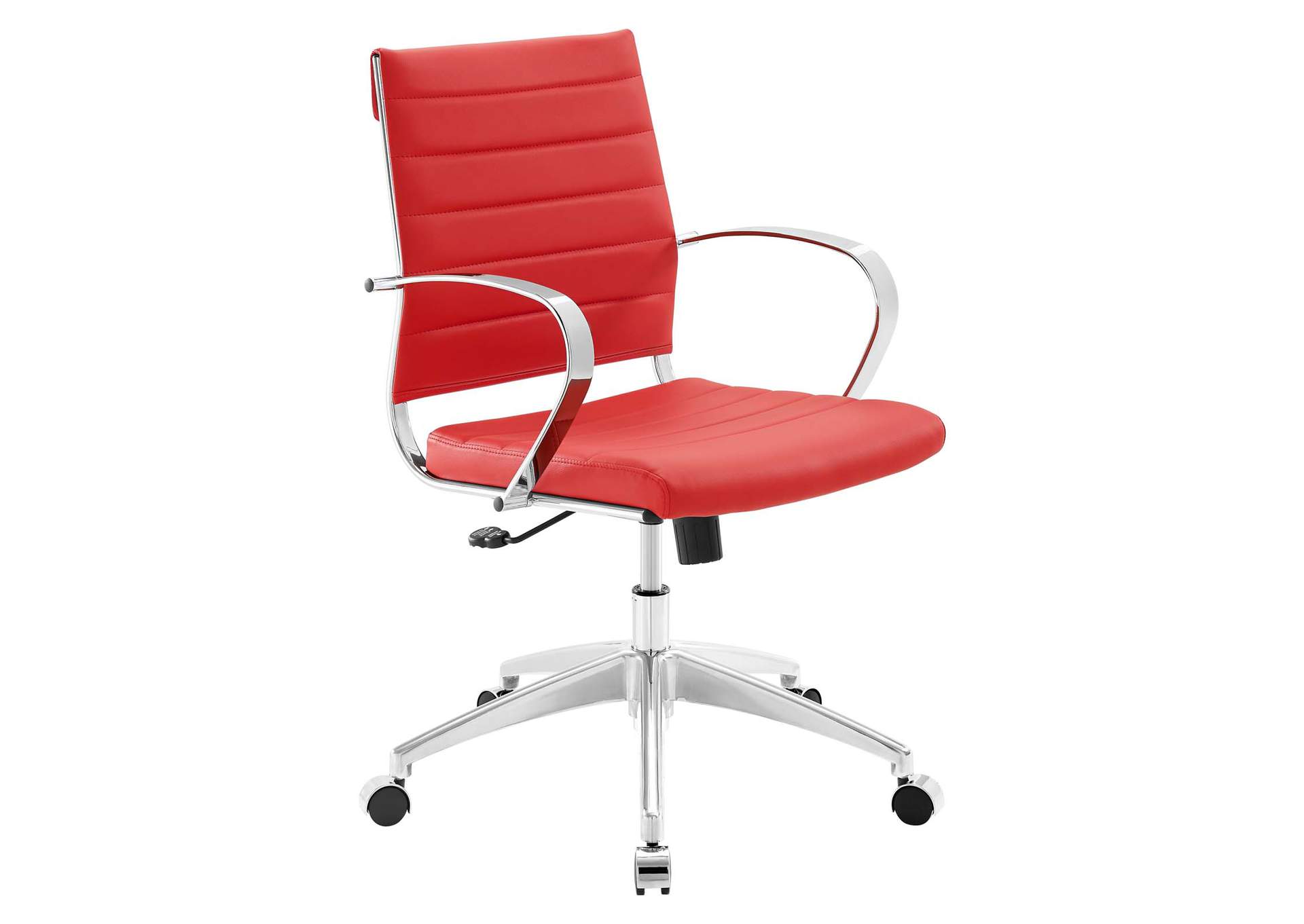 Red Jive Mid Back Office Chair,Modway