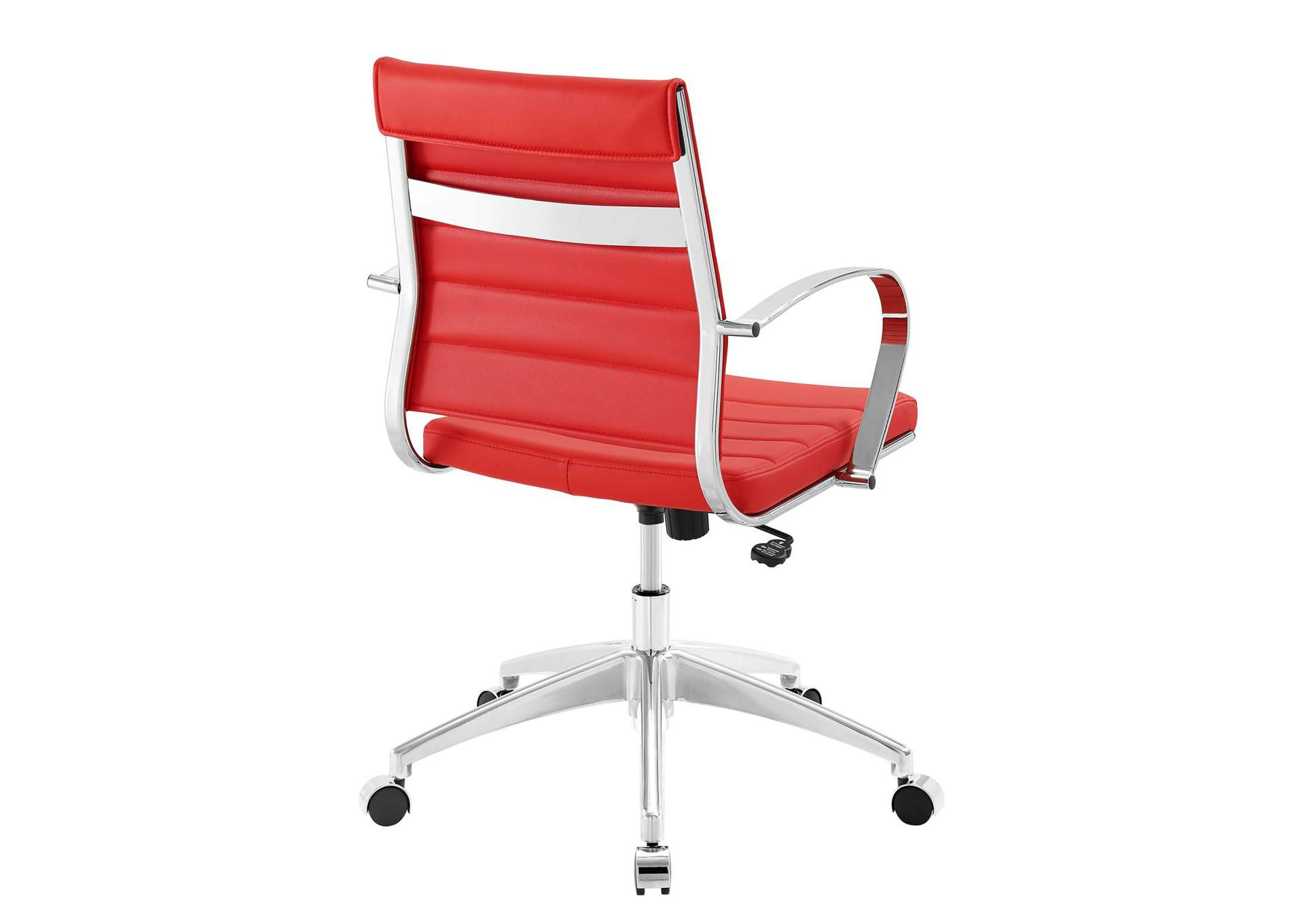 Red Jive Mid Back Office Chair,Modway