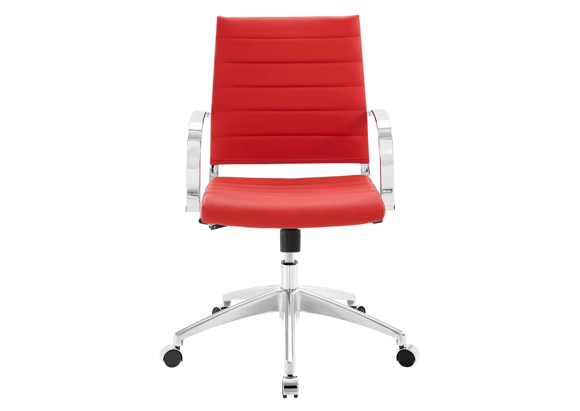 Red Jive Mid Back Office Chair,Modway