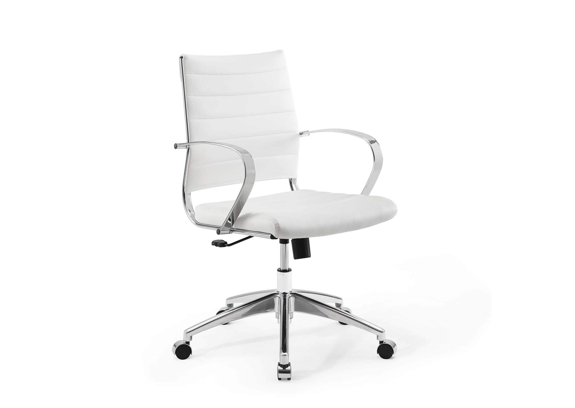 White Jive Mid Back Office Chair,Modway