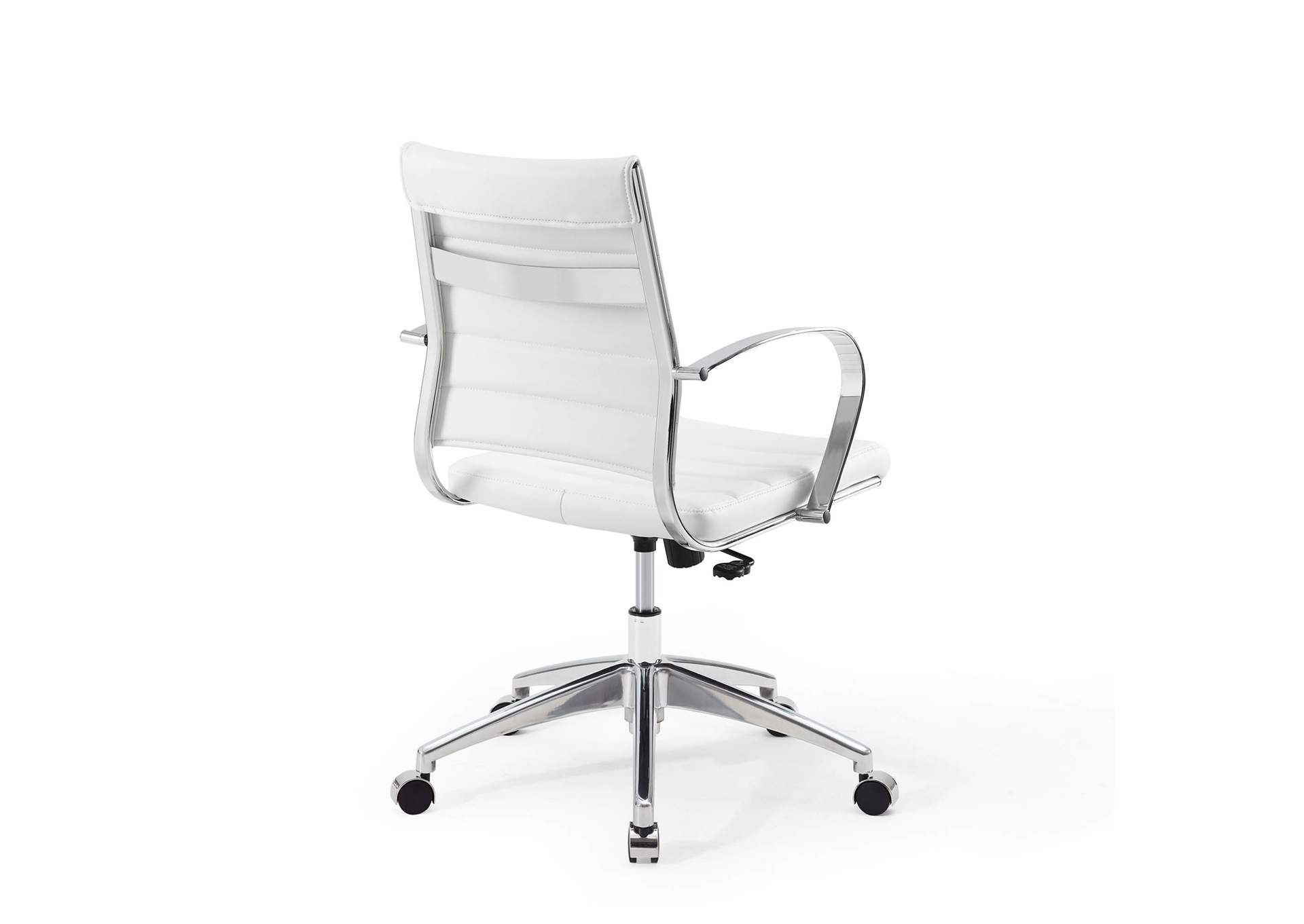 White Jive Mid Back Office Chair,Modway